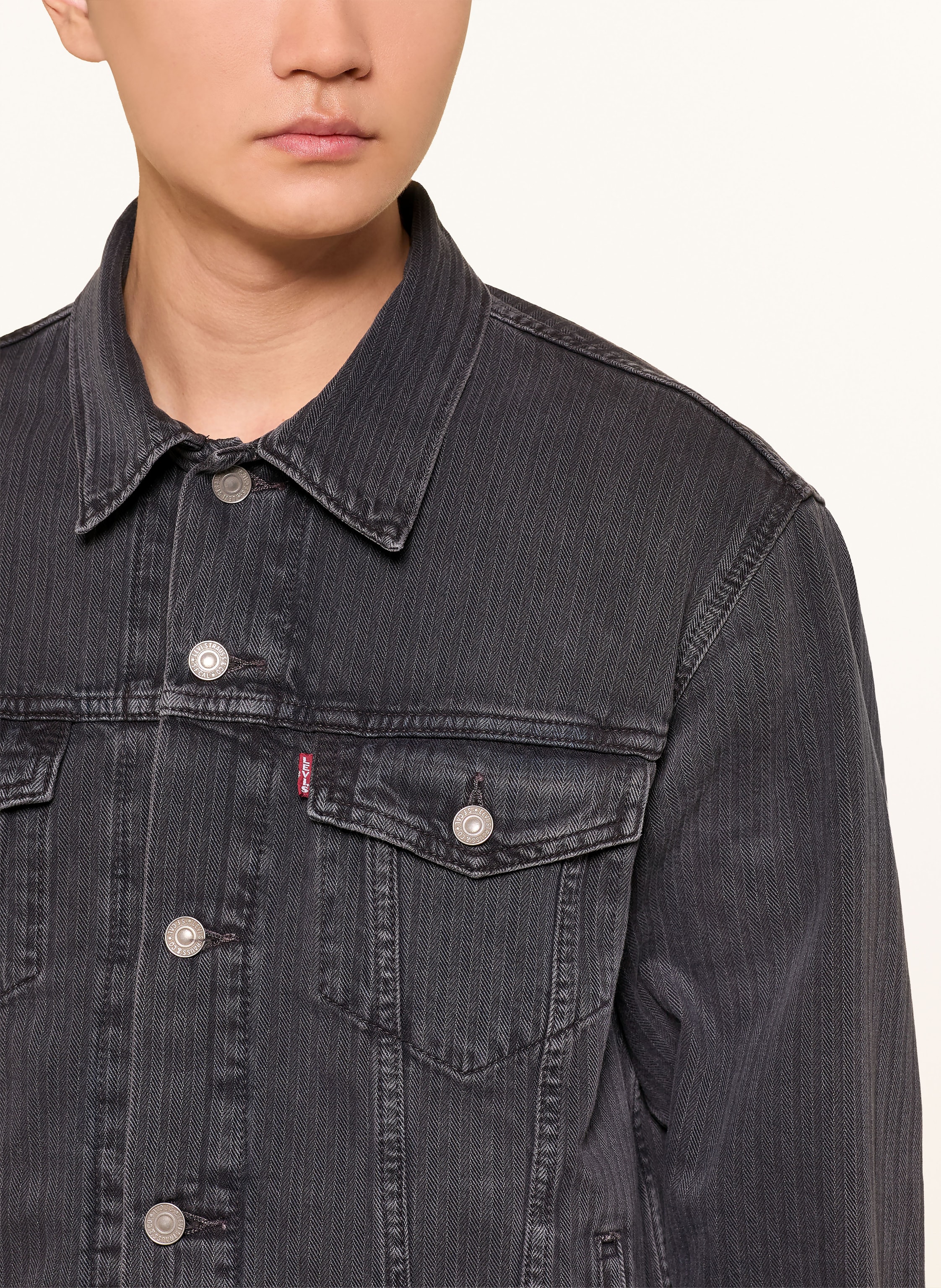 Thumbnail - Levi's® Jeansjacke Relaxed Fit Trucker schwarz