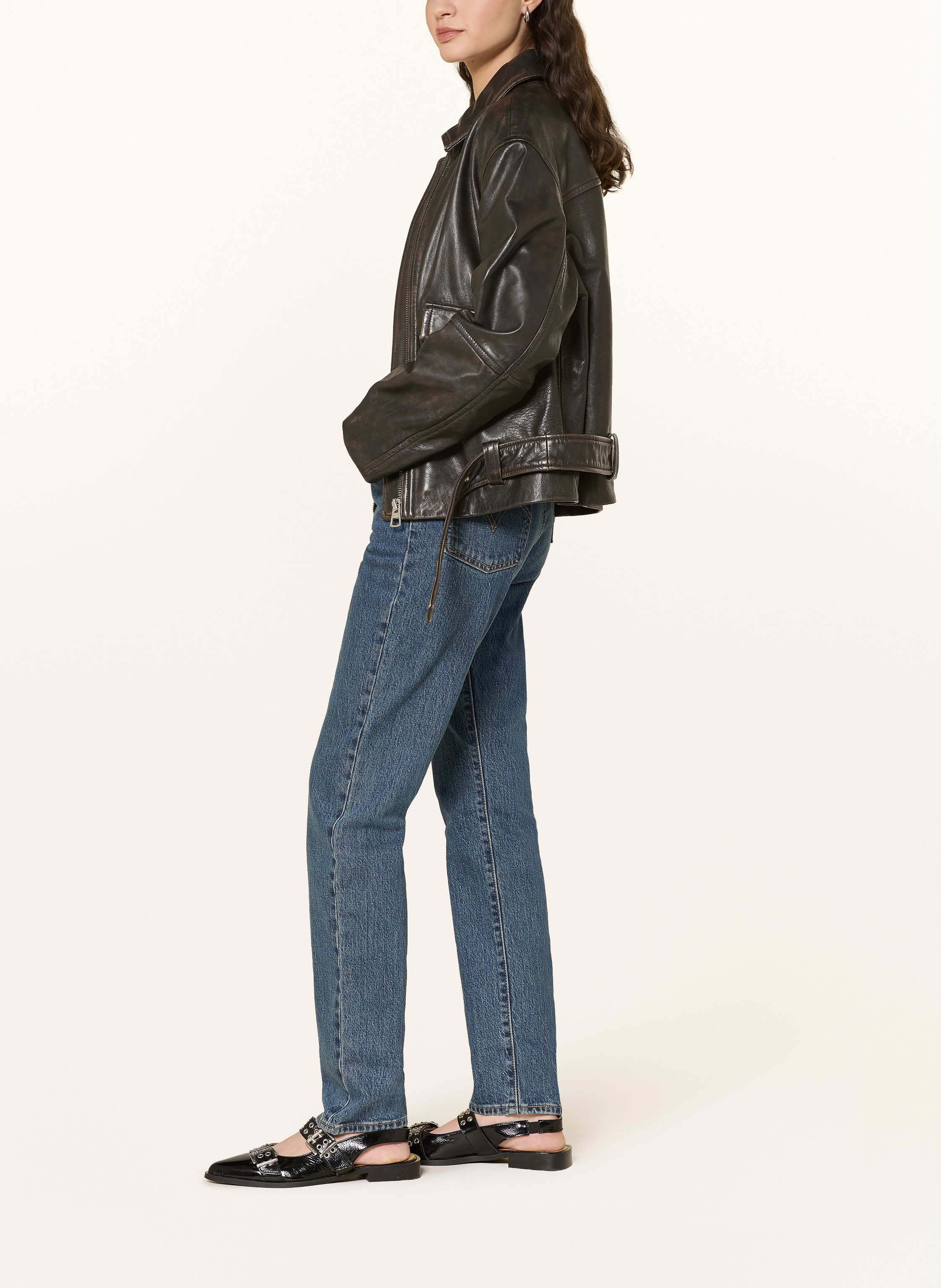 Thumbnail - Levi's® Straight Jeans Wedgie Slim blau