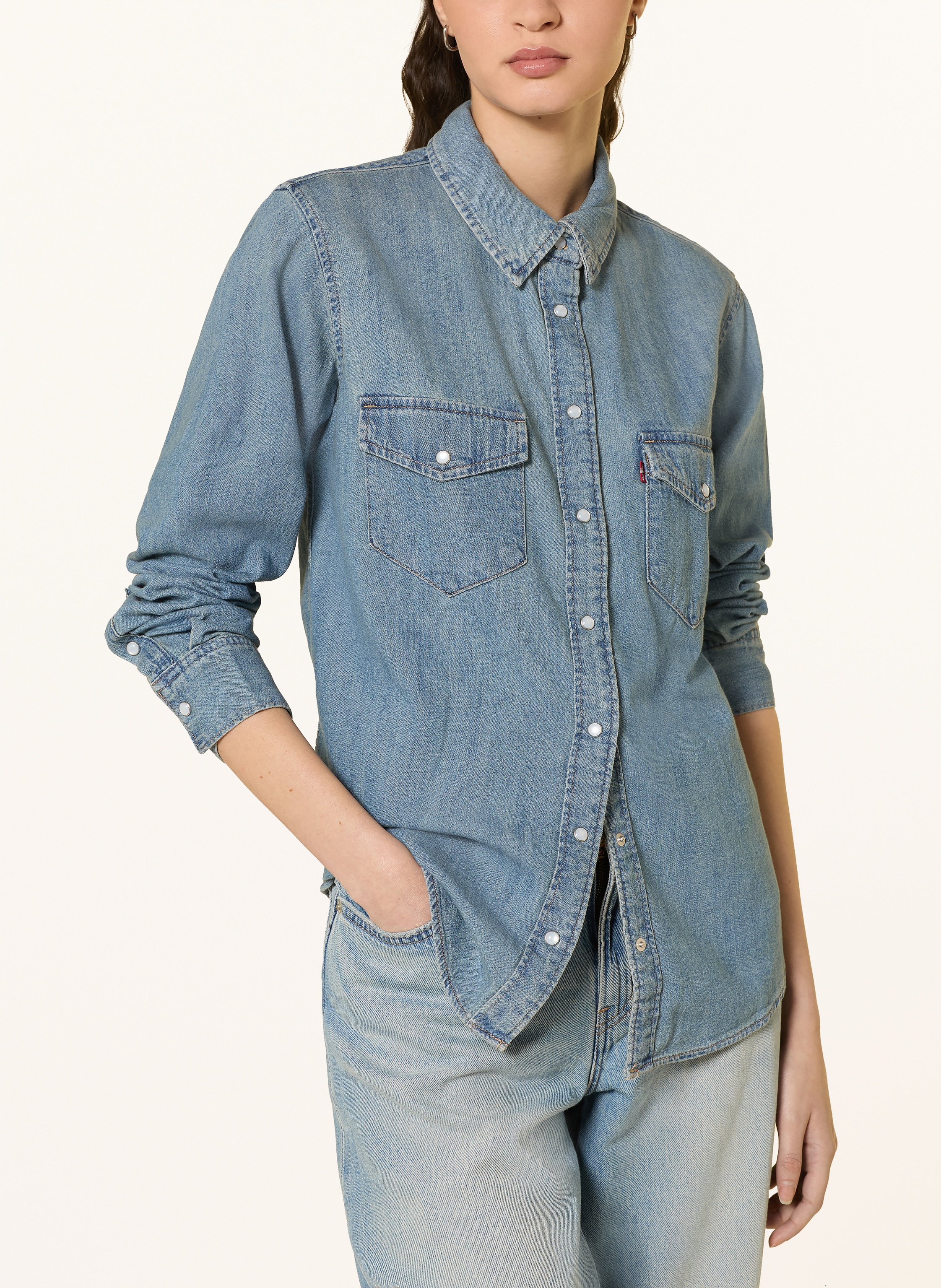 Thumbnail - Levi's® Jeansbluse blau