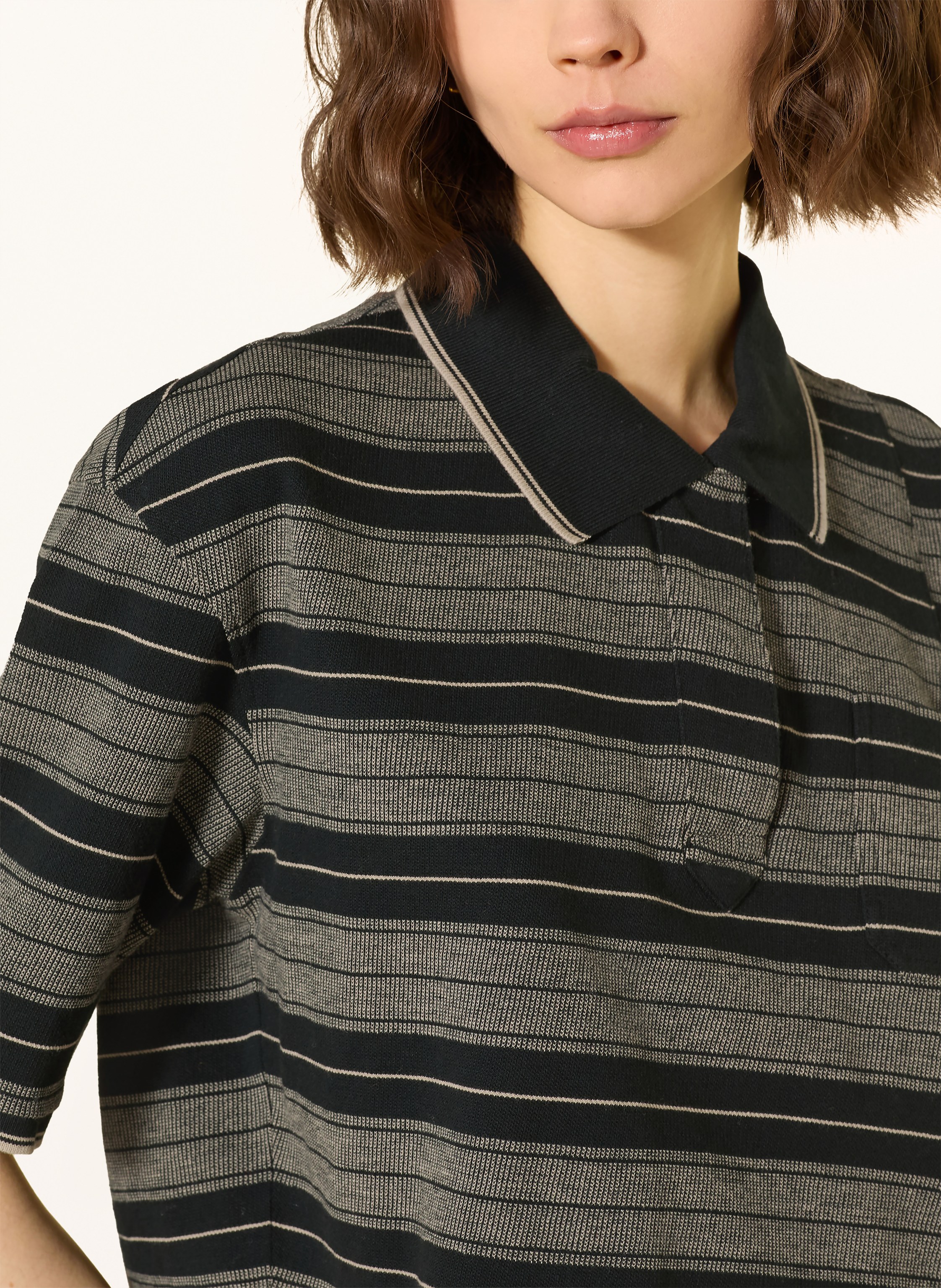 Thumbnail - Marant Étoile Jersey-Poloshirt Isalyne schwarz