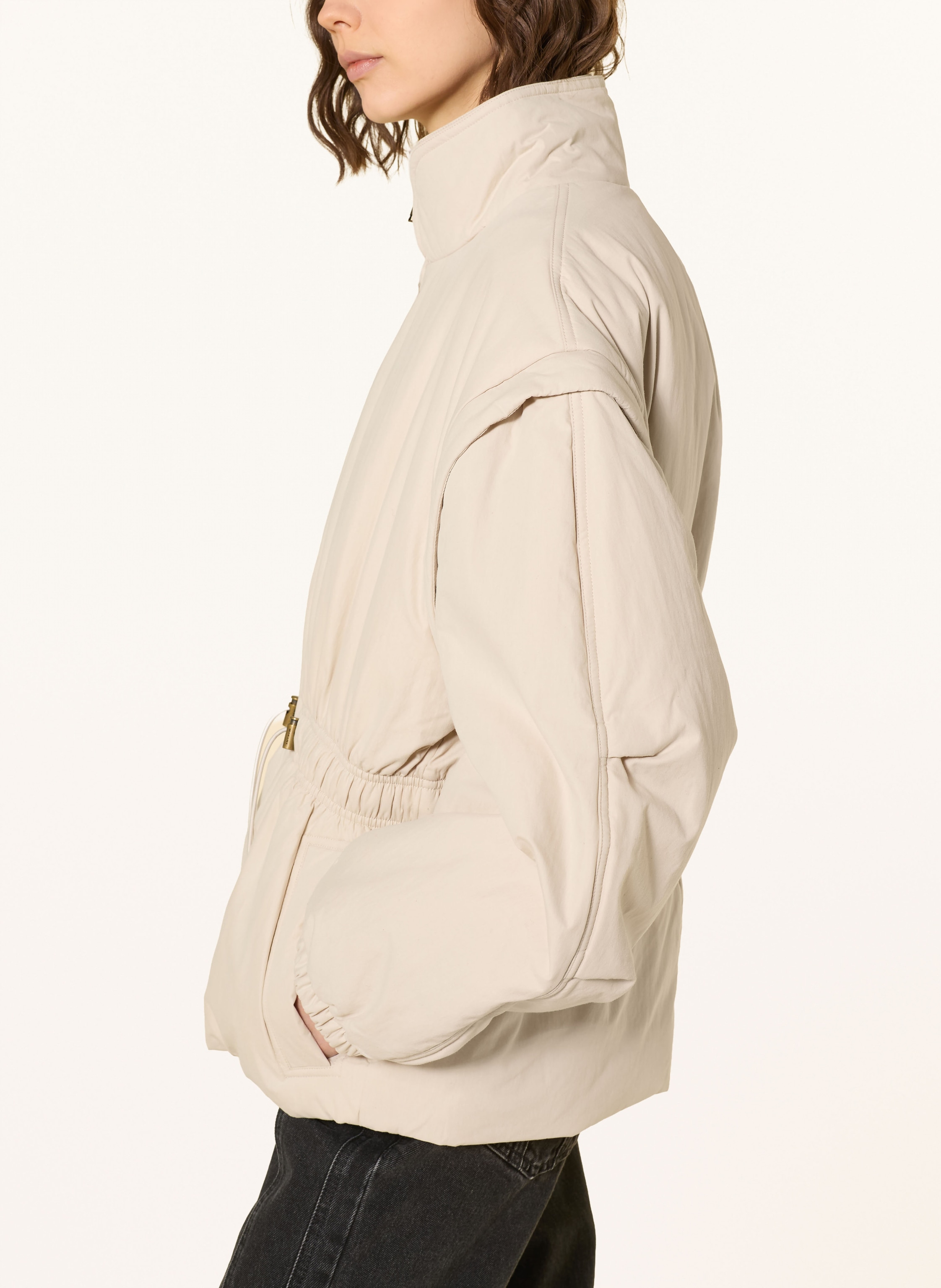 Thumbnail - Marant Étoile Jacke Dastyni Mit Abnehmbaren Ärmeln weiss