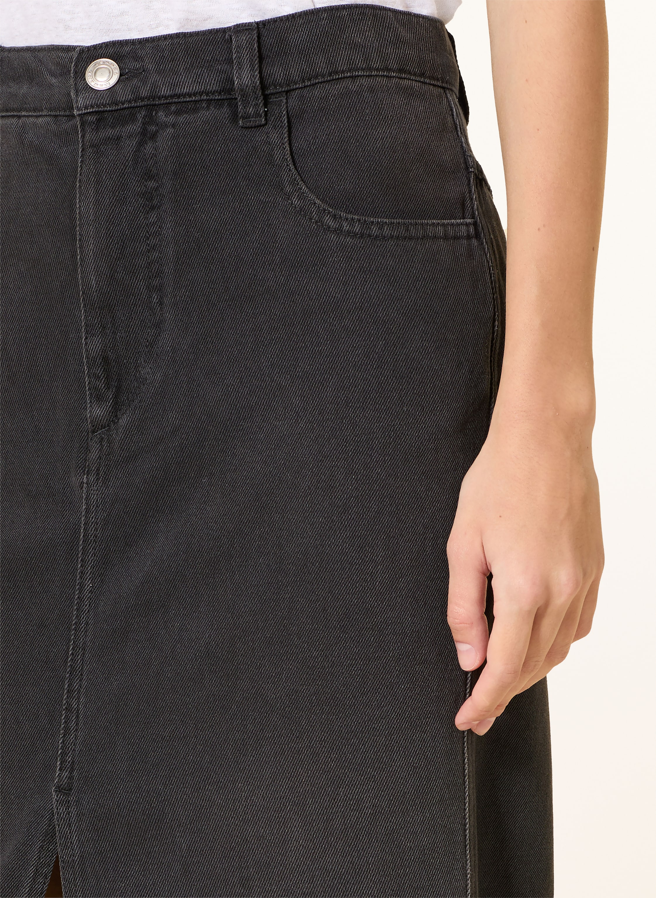 Thumbnail - Marant Étoile Jeansrock Faharia schwarz