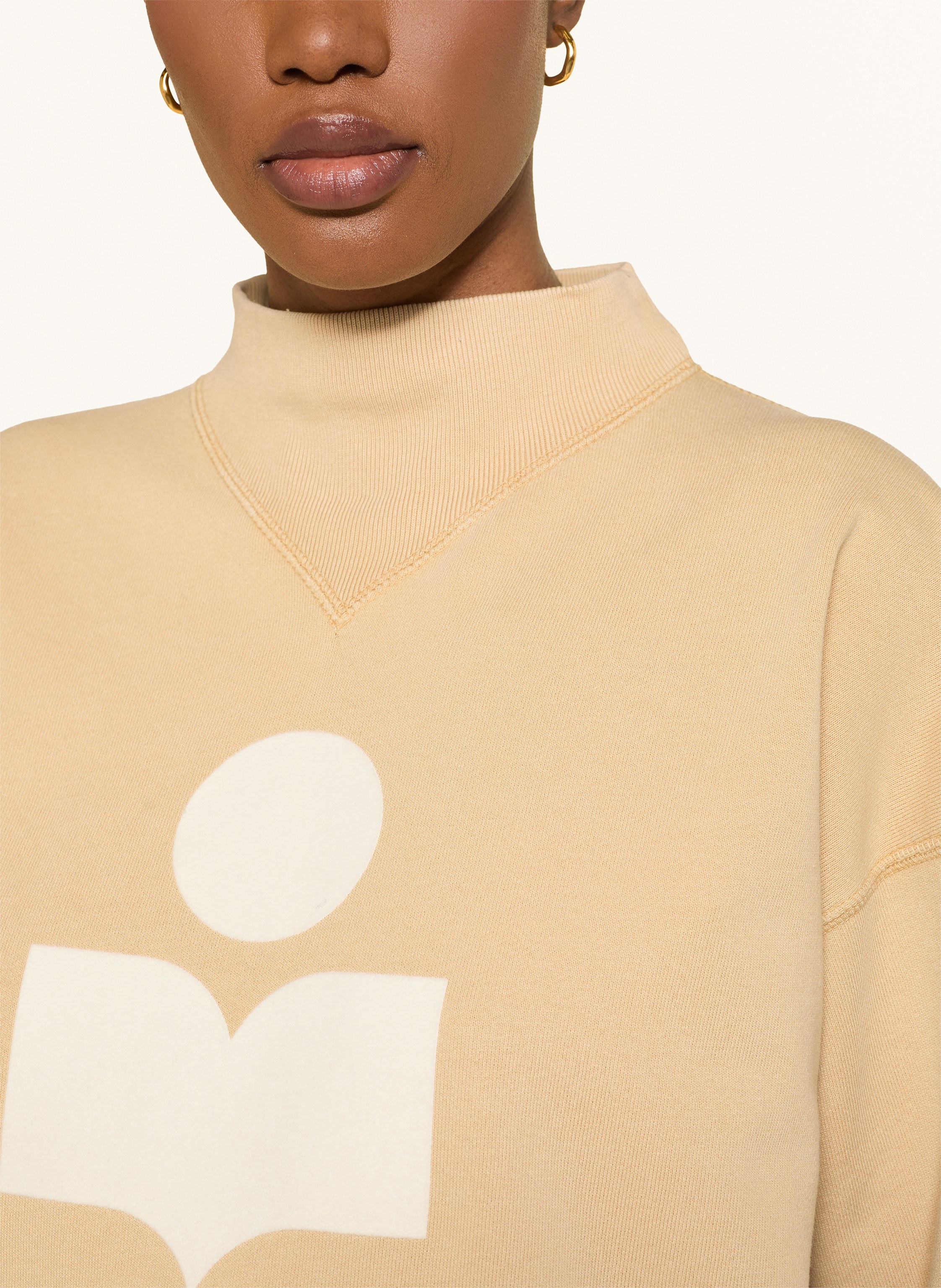 Thumbnail - Marant Étoile Sweatshirt Aki beige