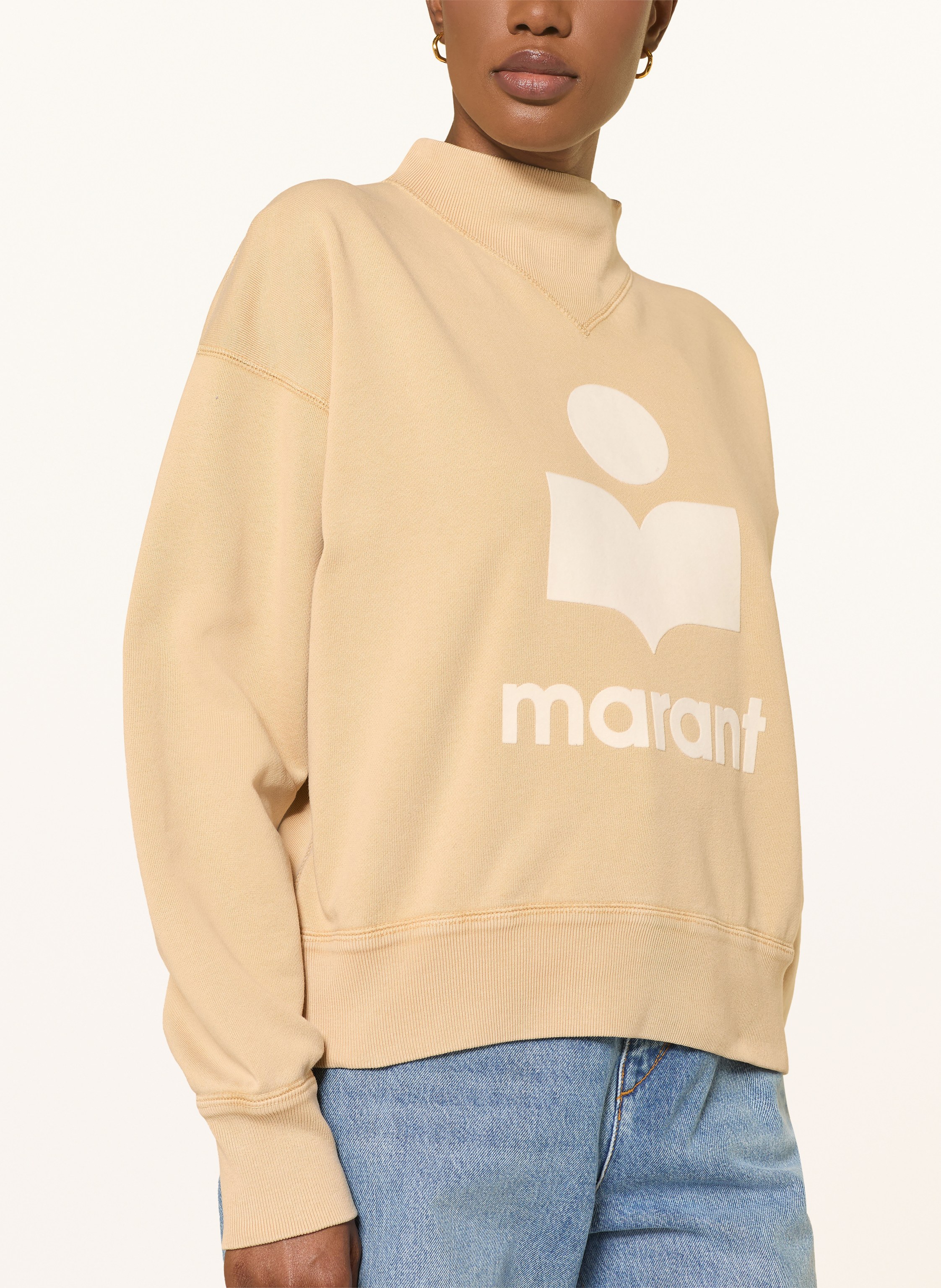 Thumbnail - Marant Étoile Sweatshirt Aki beige