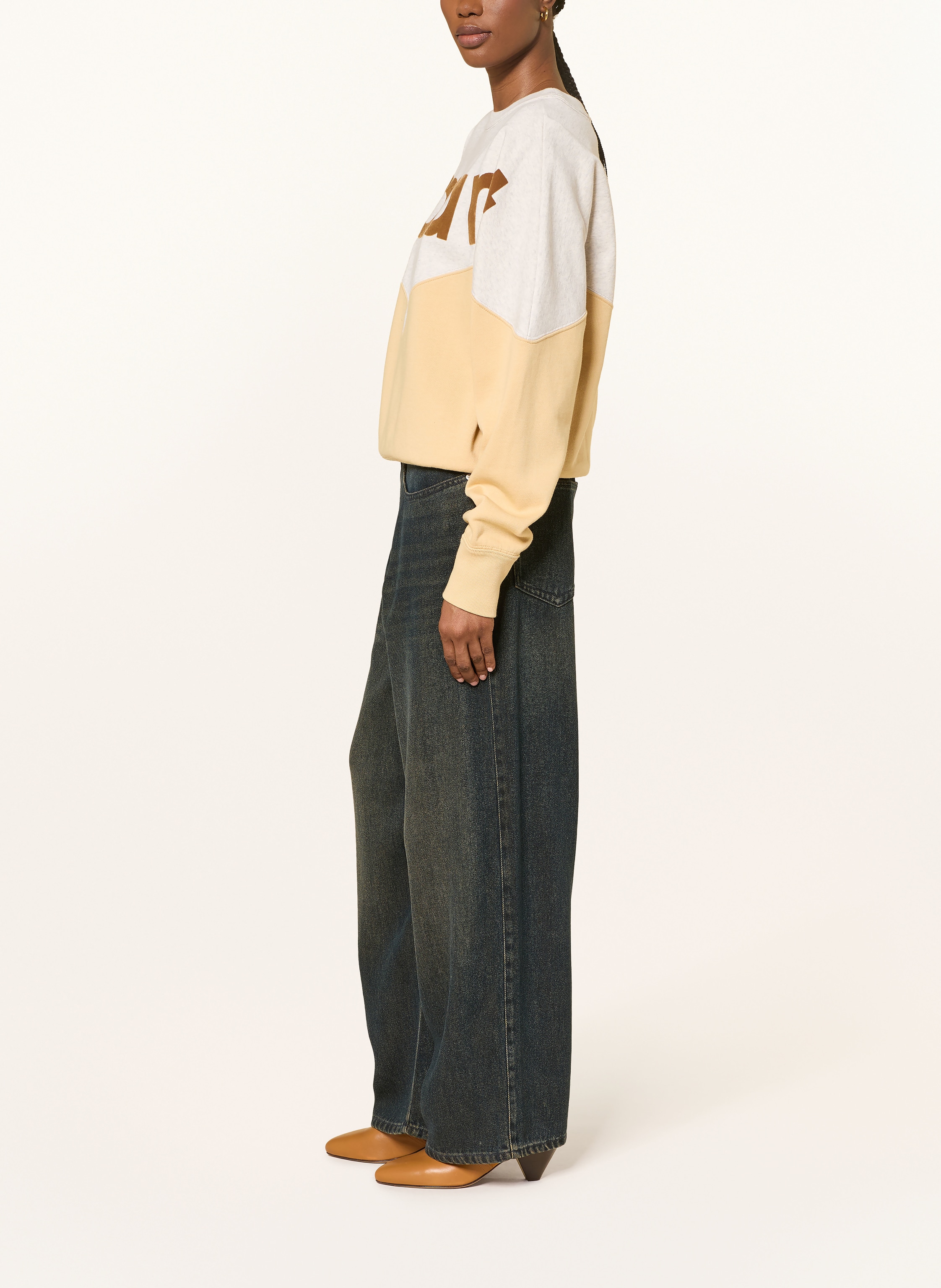 Thumbnail - Marant Étoile Hose Rodayna In Jeansoptik blau