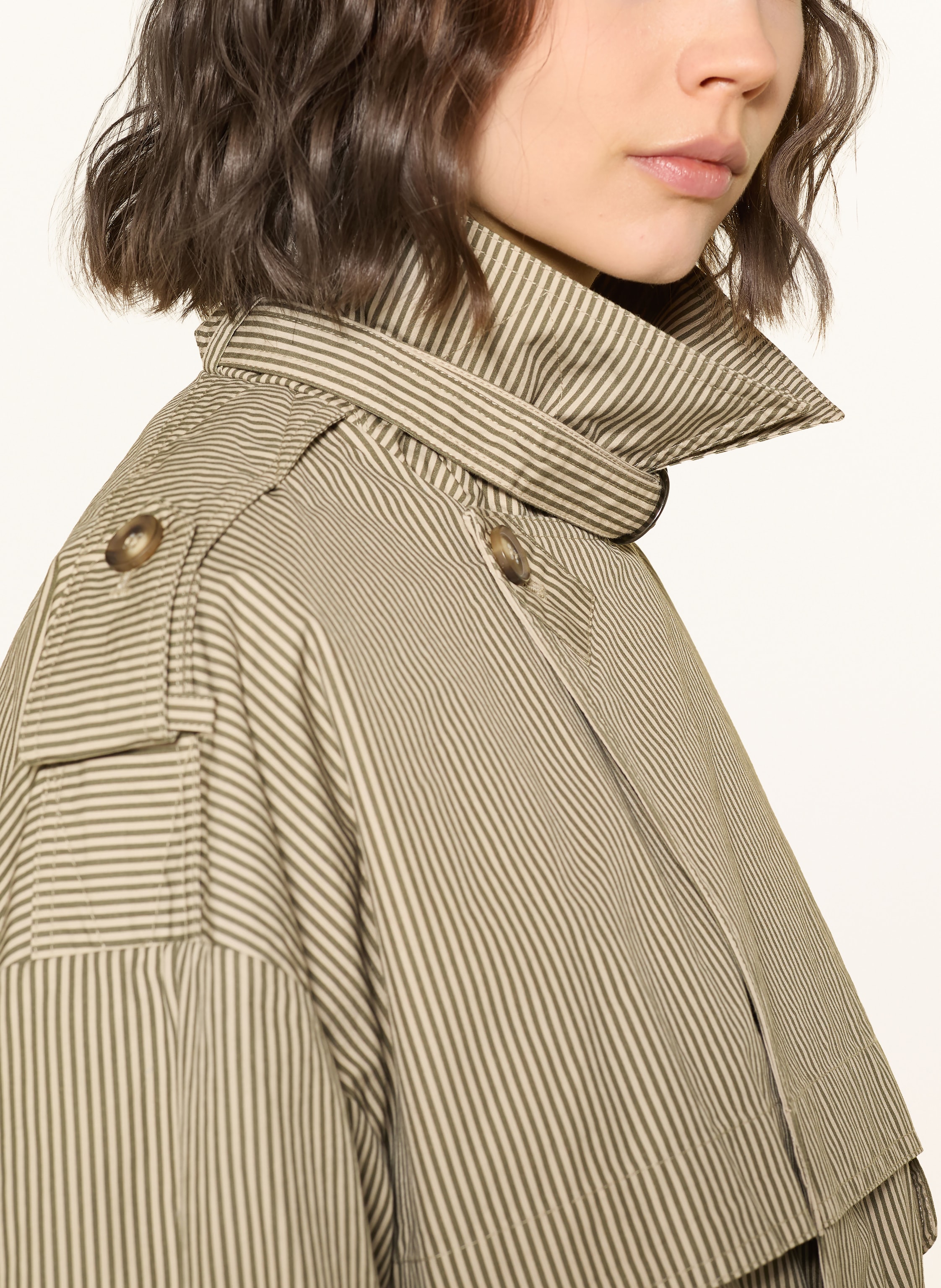 Thumbnail - Marant Étoile Oversized-Trenchcoat Chilma beige