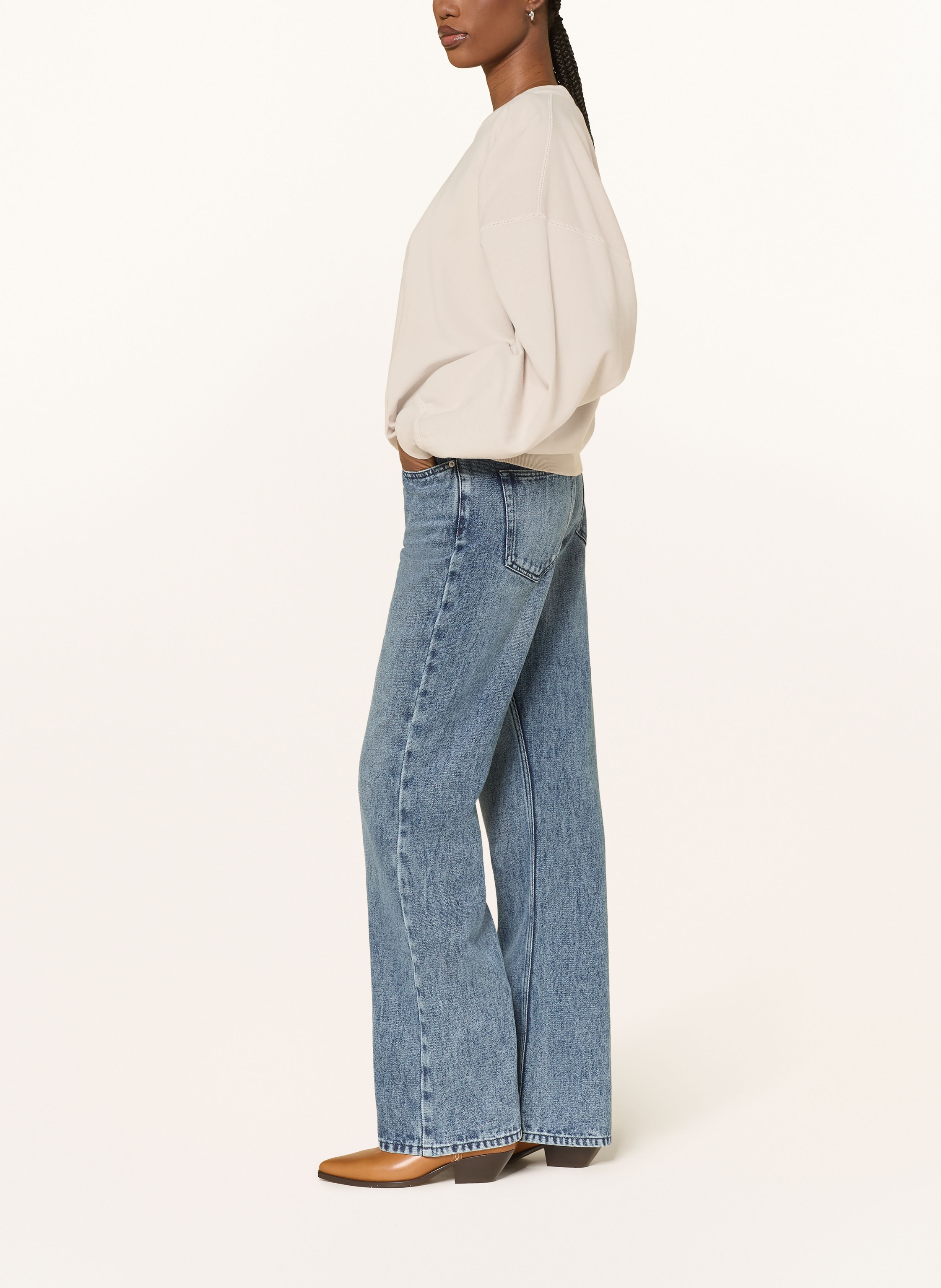 Thumbnail - Marant Étoile Bootcut Jeans Belvira blau