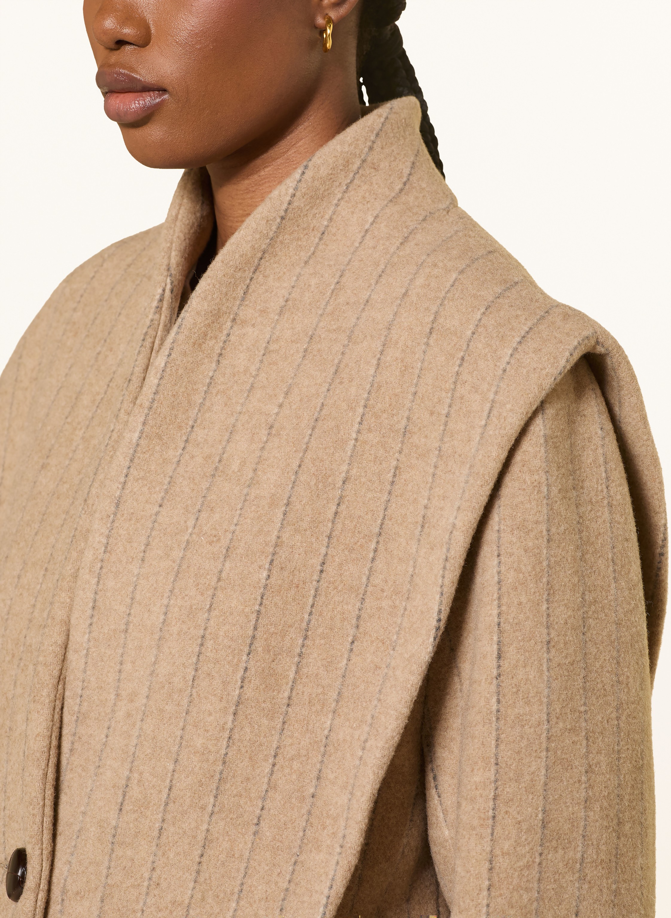 Thumbnail - Marant Étoile Jacke Dyogo beige