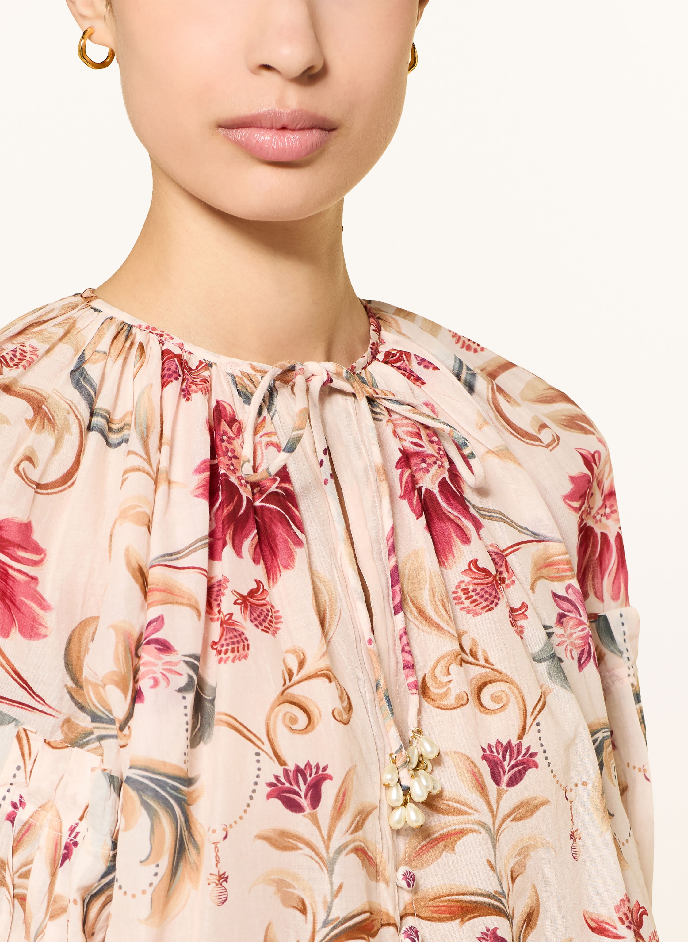 Thumbnail - Farm Rio Blusenshirt Royal Garden beige