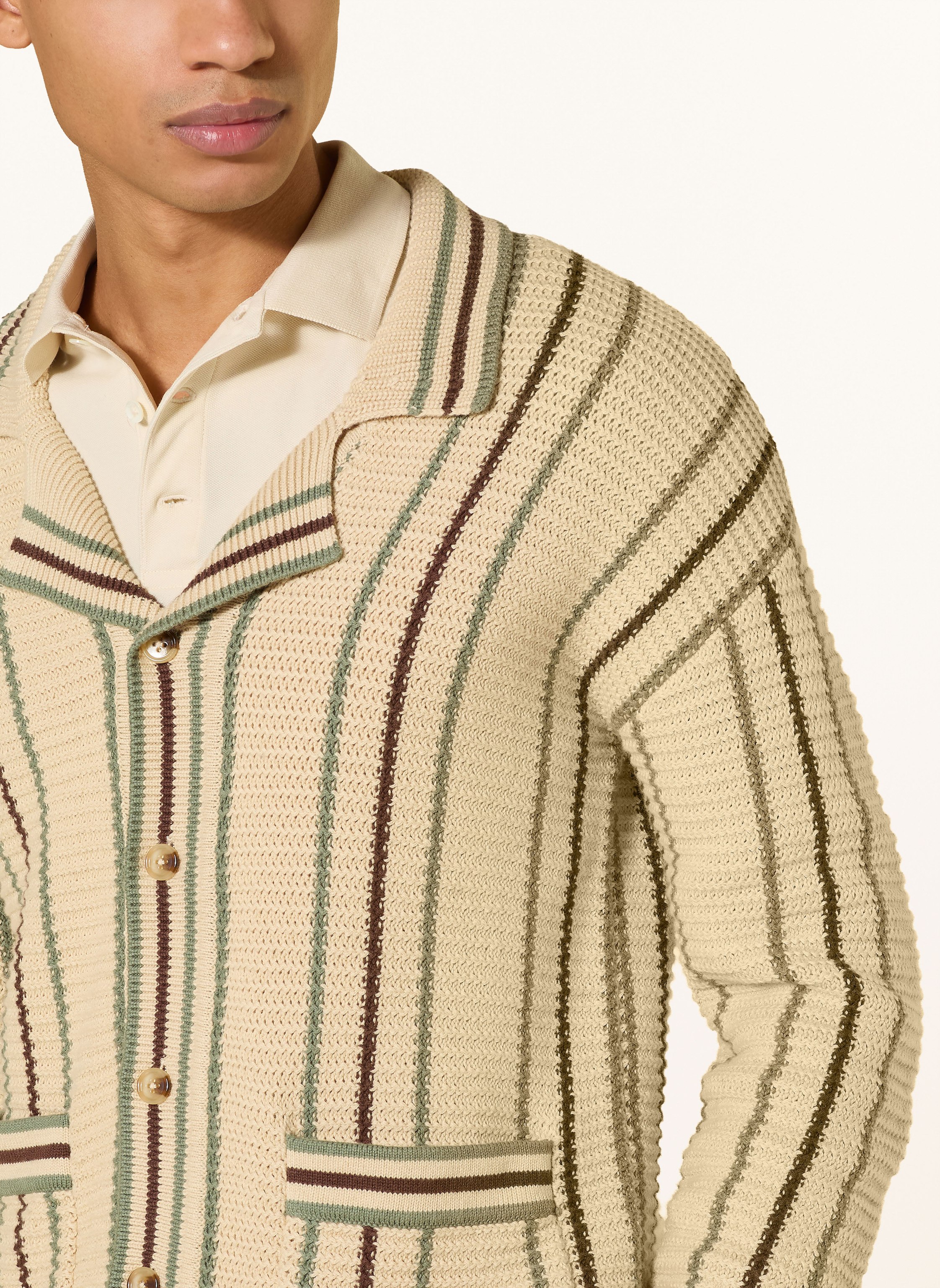 Thumbnail - Nowadays Strickjacke beige