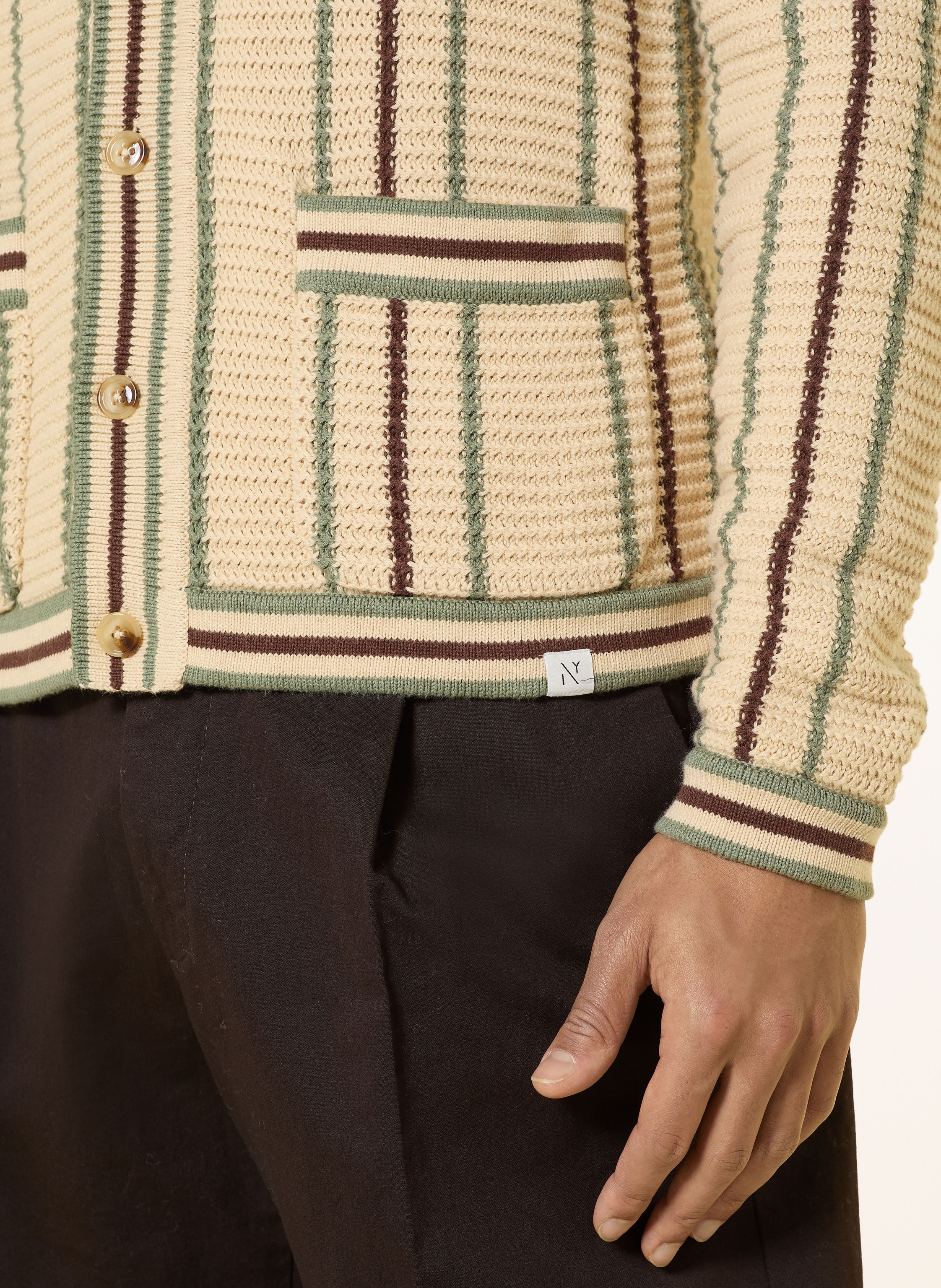 Thumbnail - Nowadays Strickjacke beige