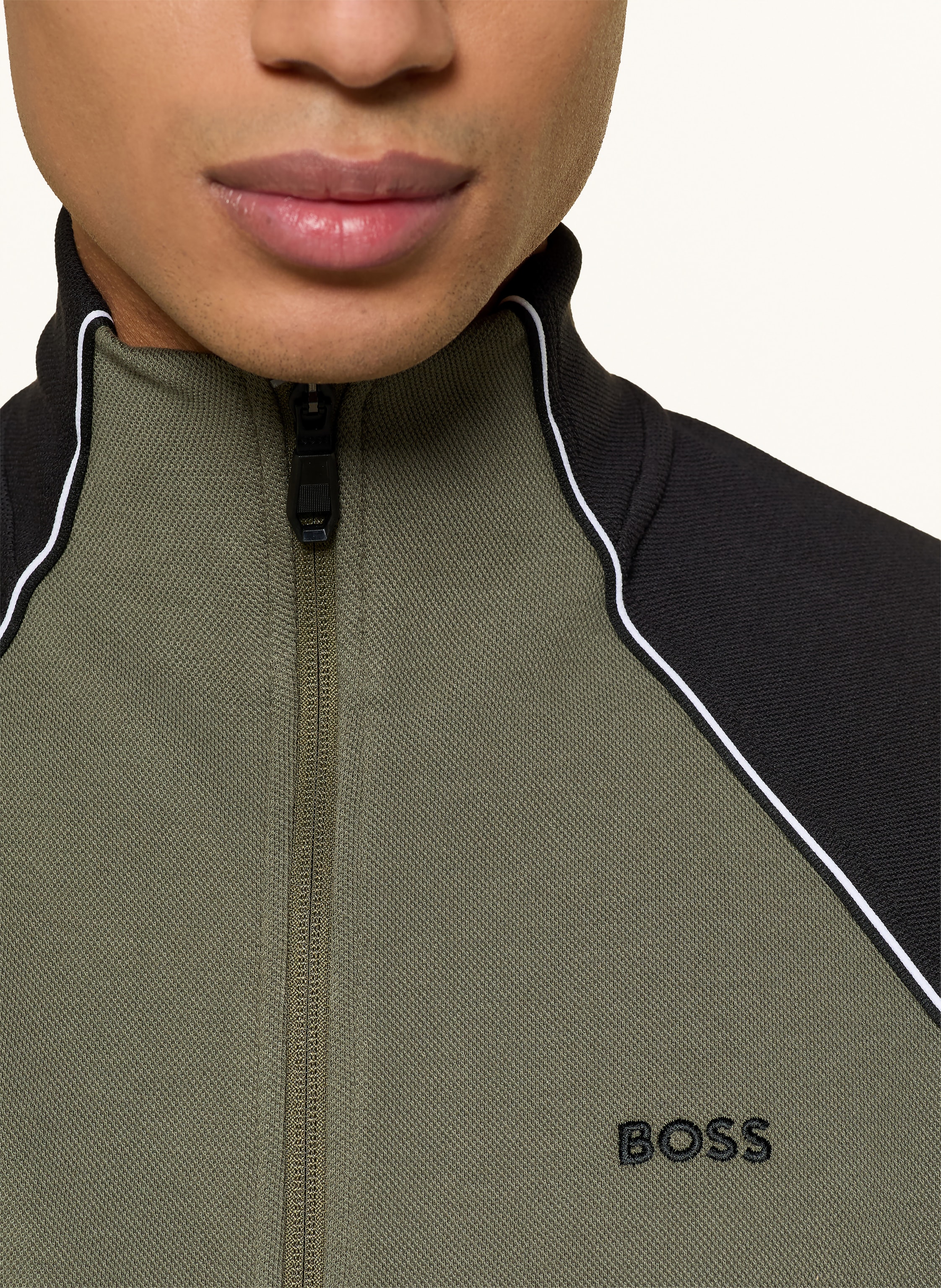 Thumbnail - Boss Sweatjacke Join Skaz gruen