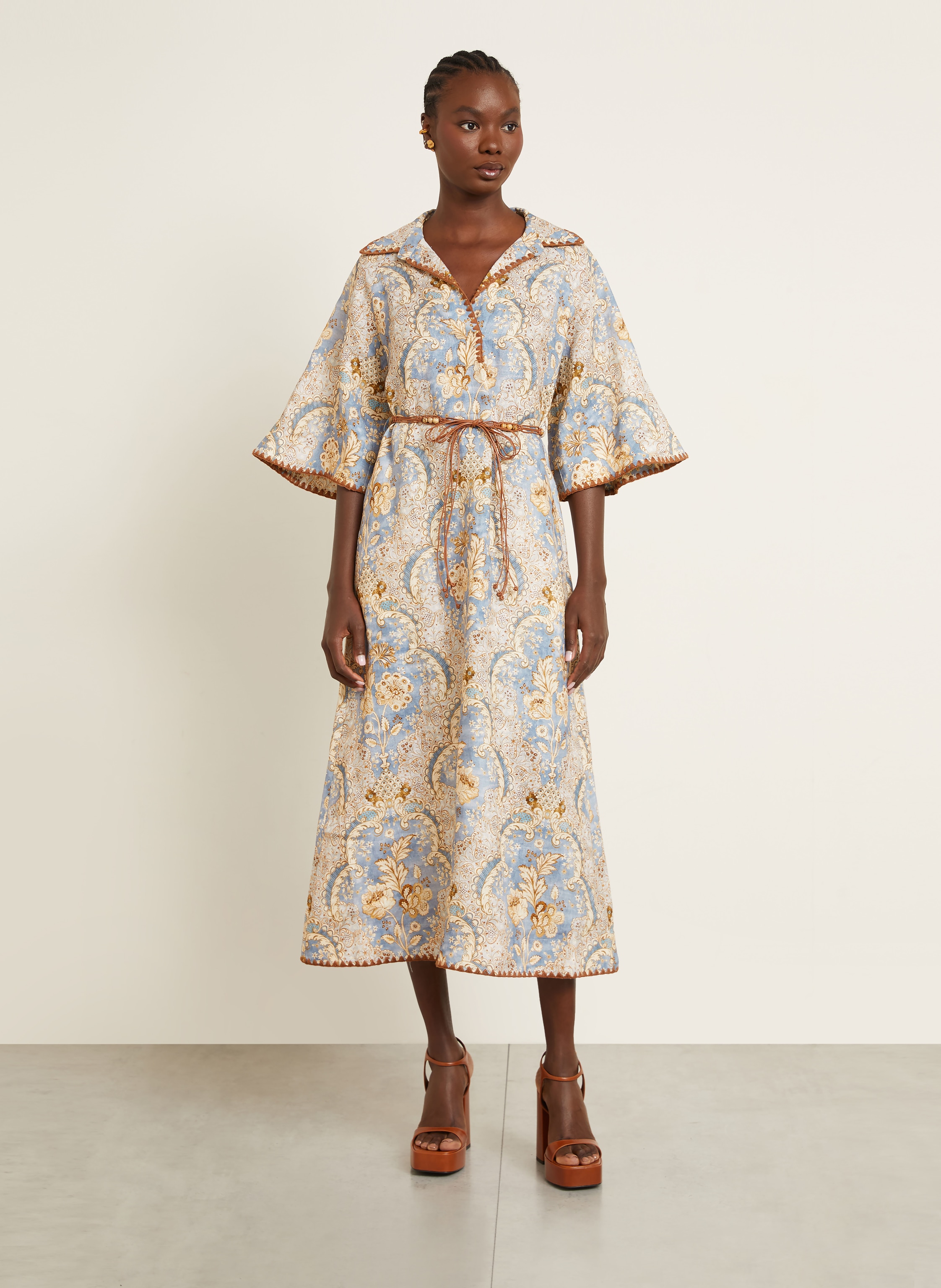 Thumbnail - Zimmermann Strandkleid Daylight blau