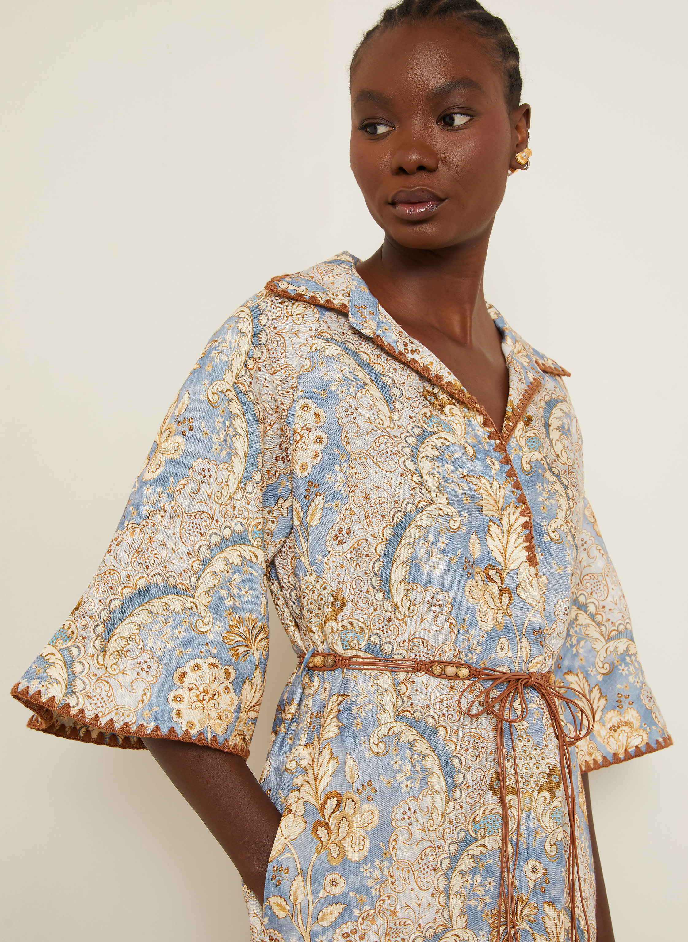 Thumbnail - Zimmermann Strandkleid Daylight blau