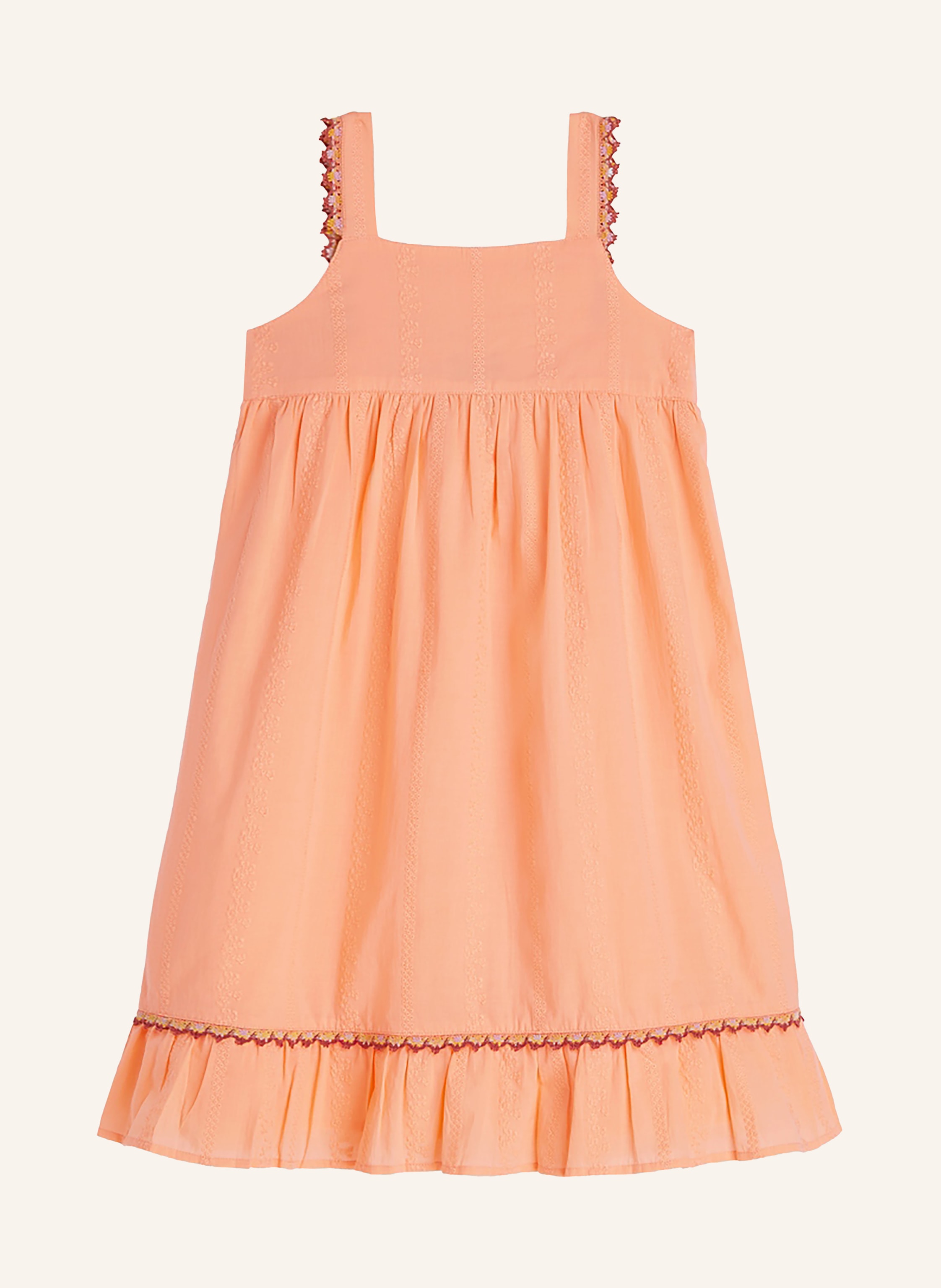 Scotch & Soda Kleid Mit Rüschen orange