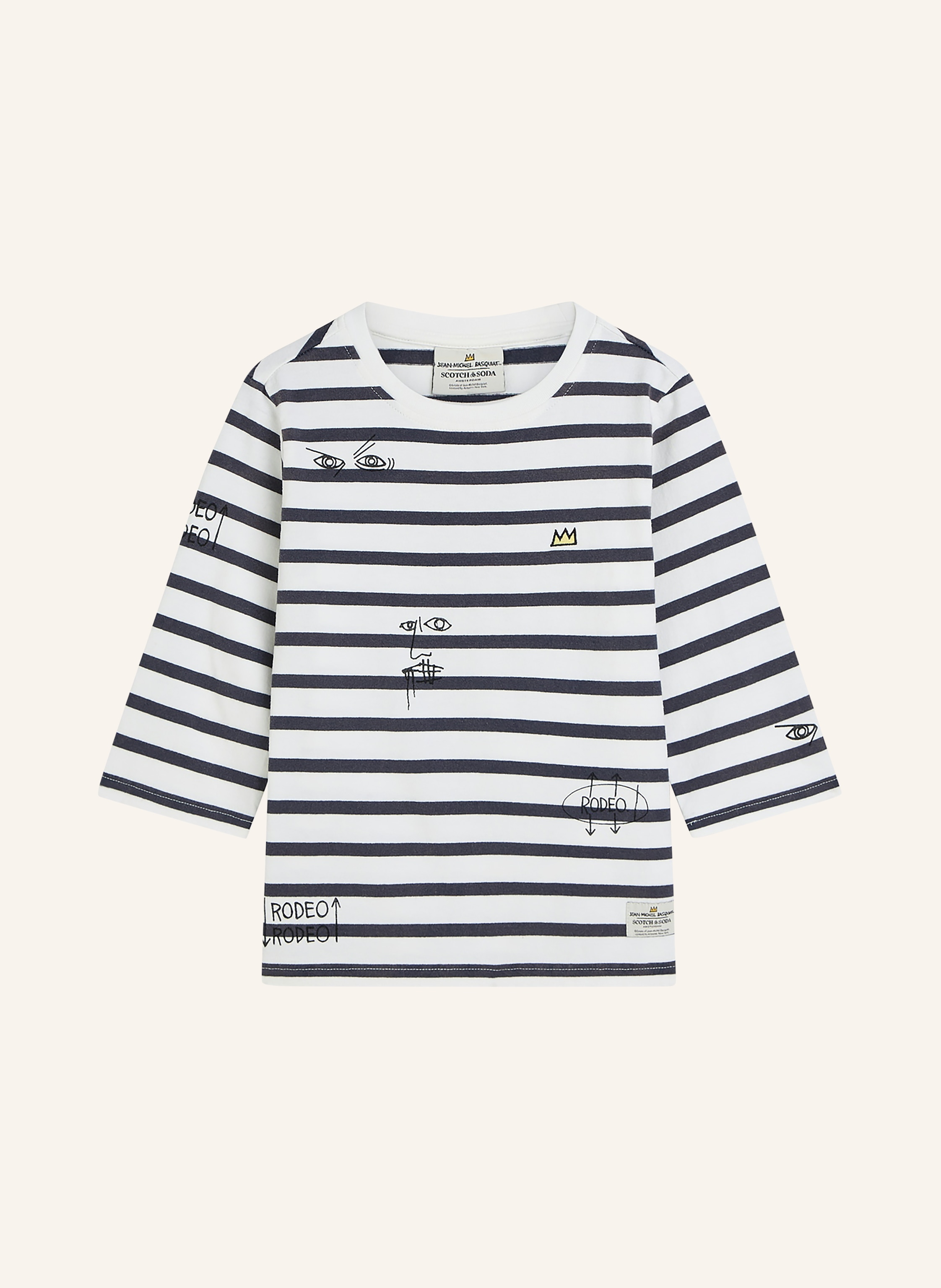 Scotch & Soda Shirt Mit 3/4-Arm blau