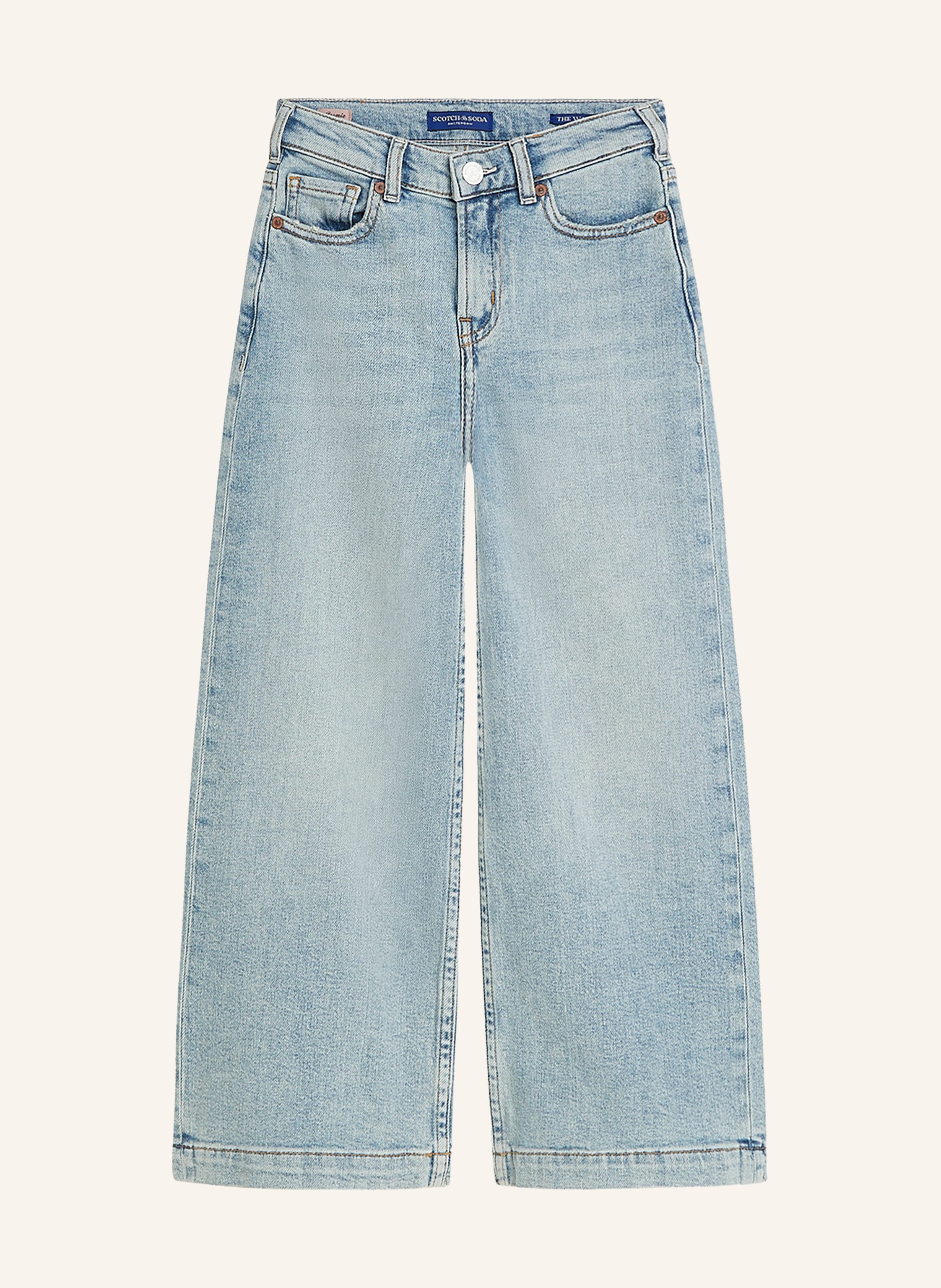 Scotch & Soda Jeans The Wave Wide Leg Fit blau