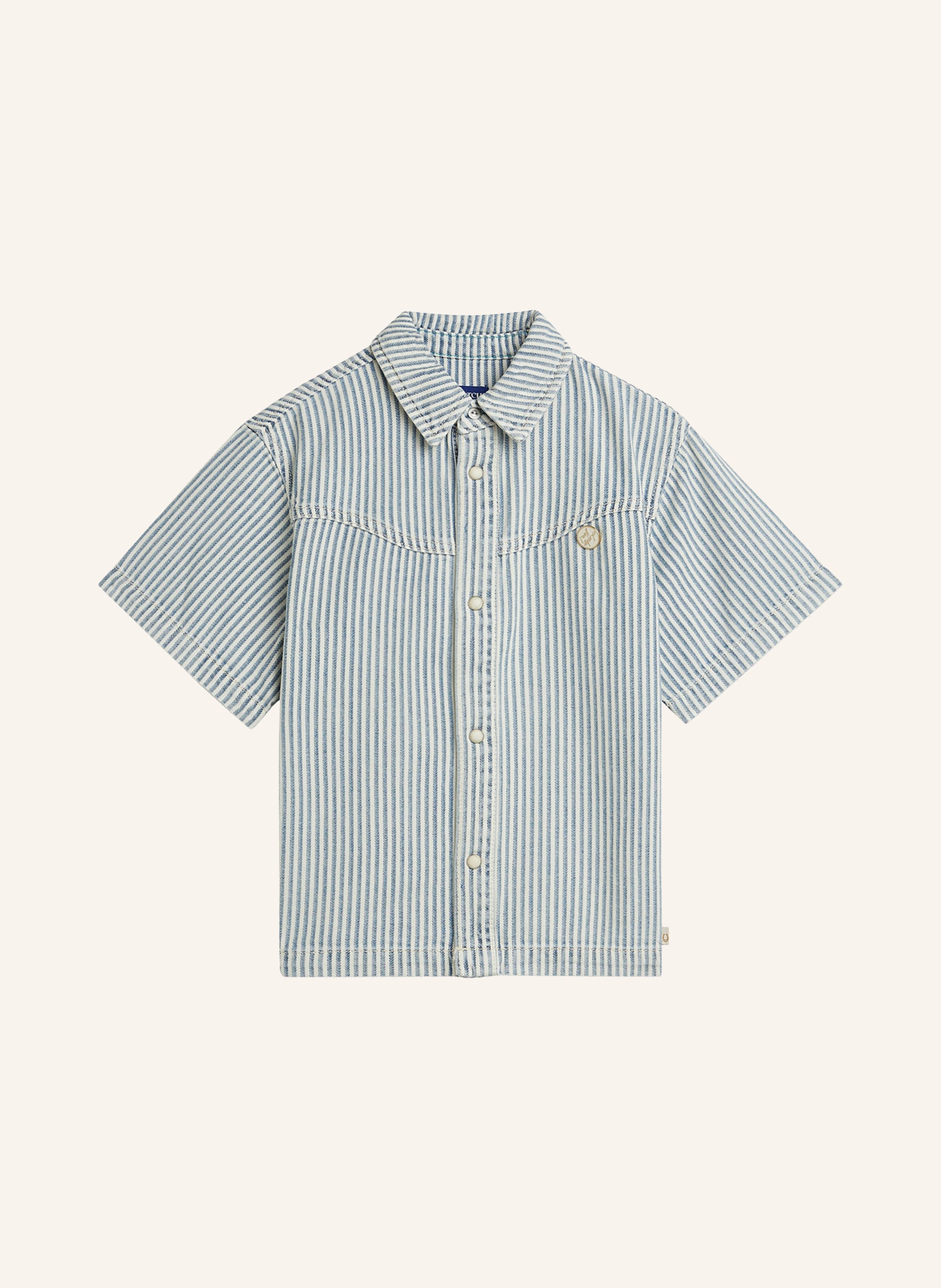 Scotch & Soda Jeansbluse blau
