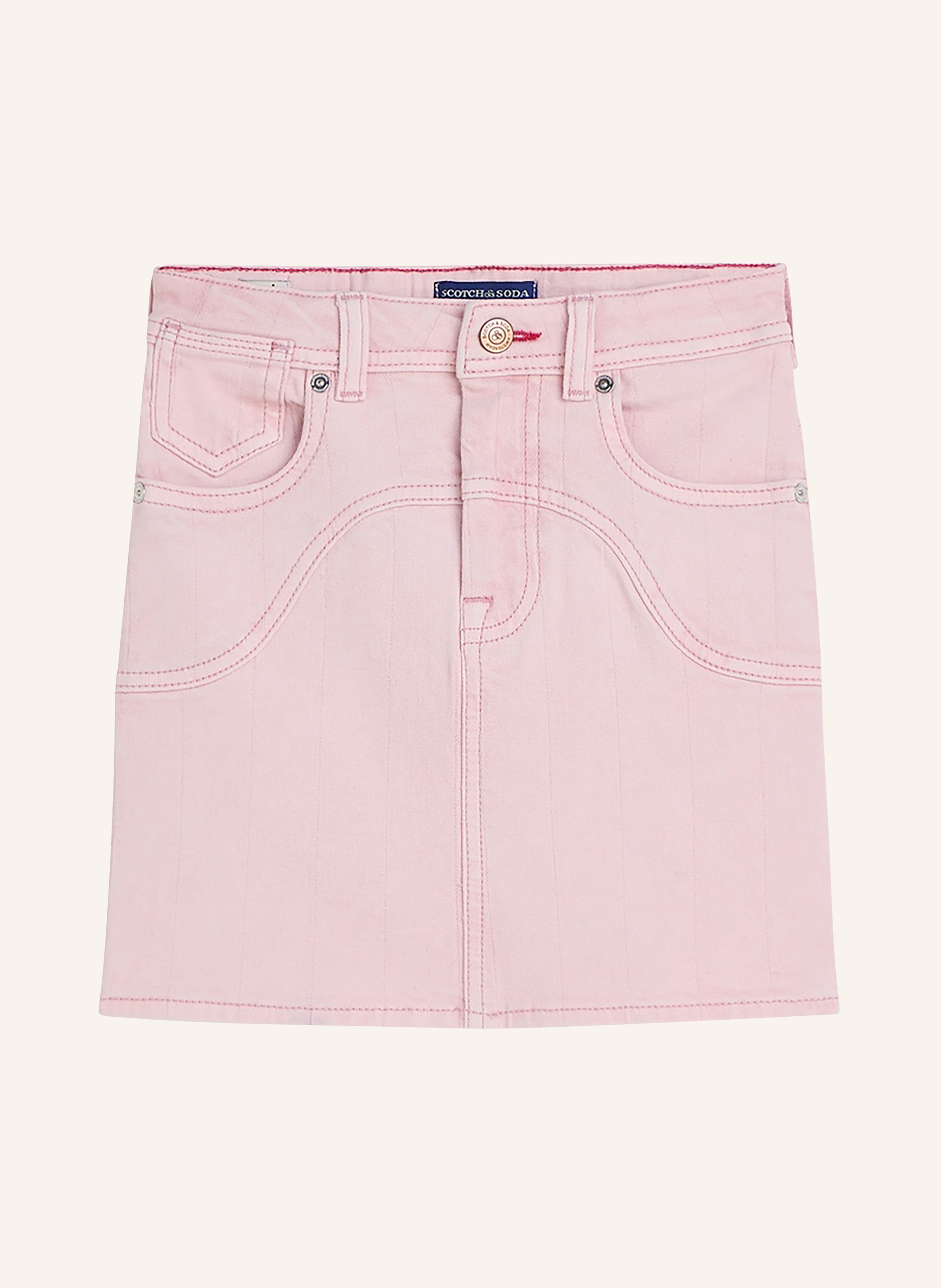 Scotch & Soda Jeansrock pink