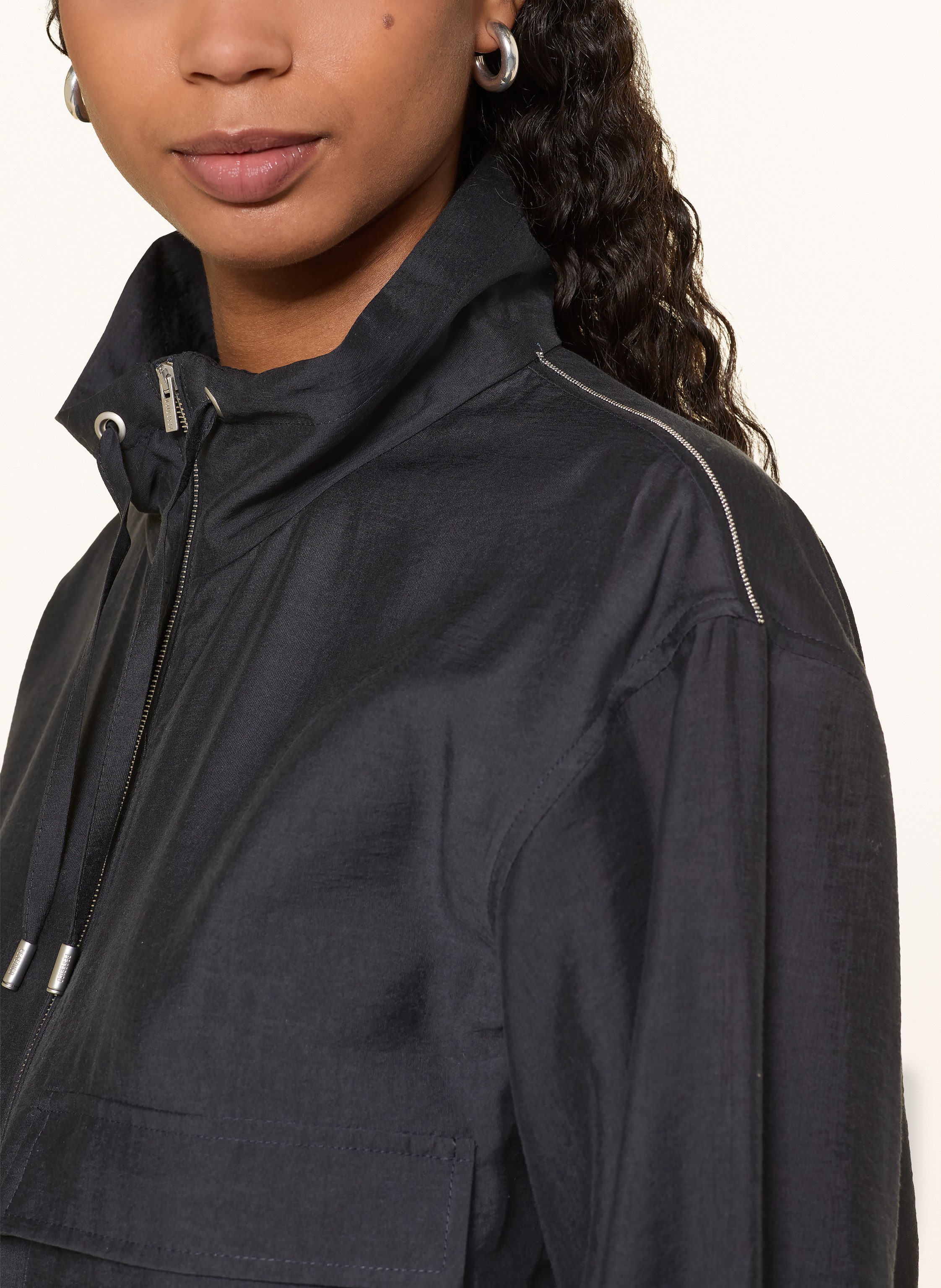 Thumbnail - Peserico Blouson Mit Schmucksteinen blau