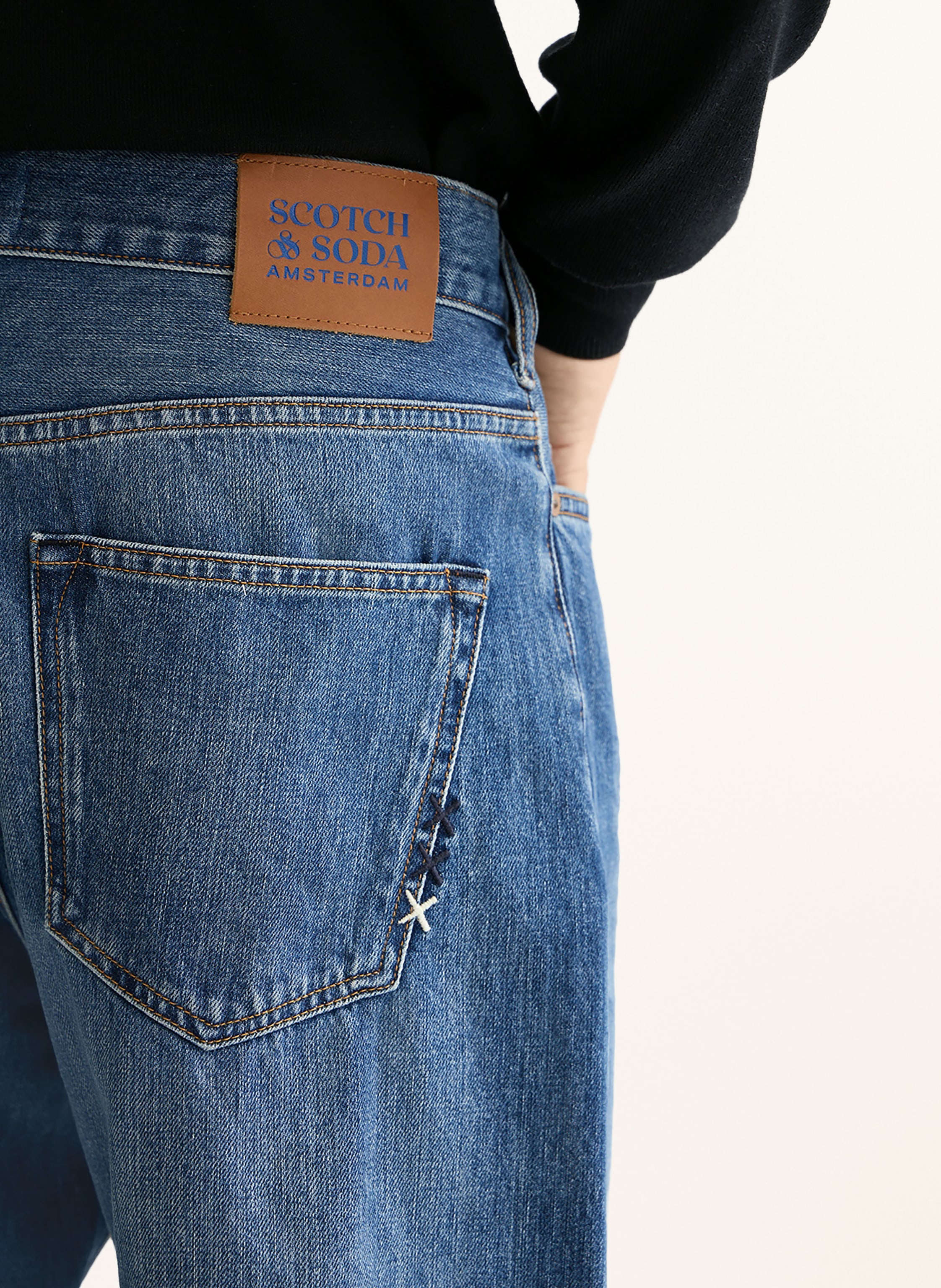 Thumbnail - Scotch & Soda Jeans Core Loose Fit blau