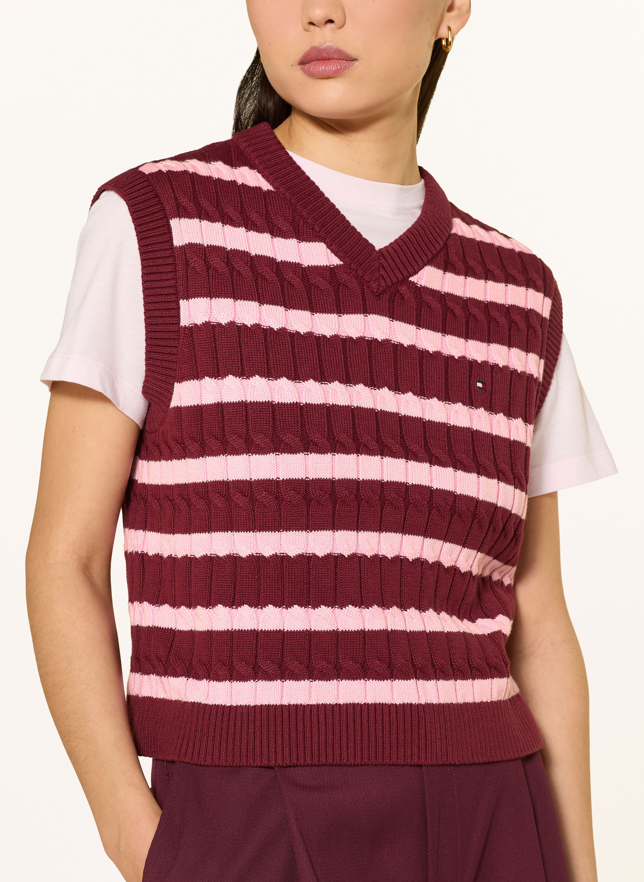 Thumbnail - Tommy Hilfiger Pullunder rot