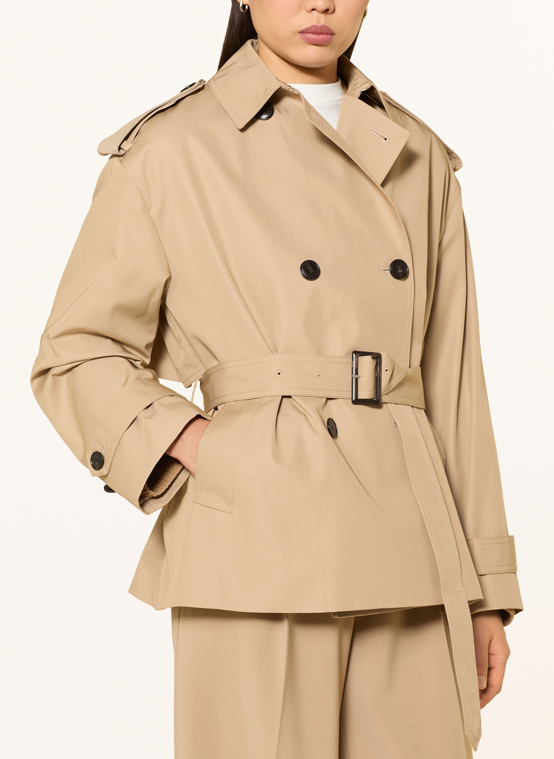Thumbnail - Tommy Hilfiger Trench-Jacke beige