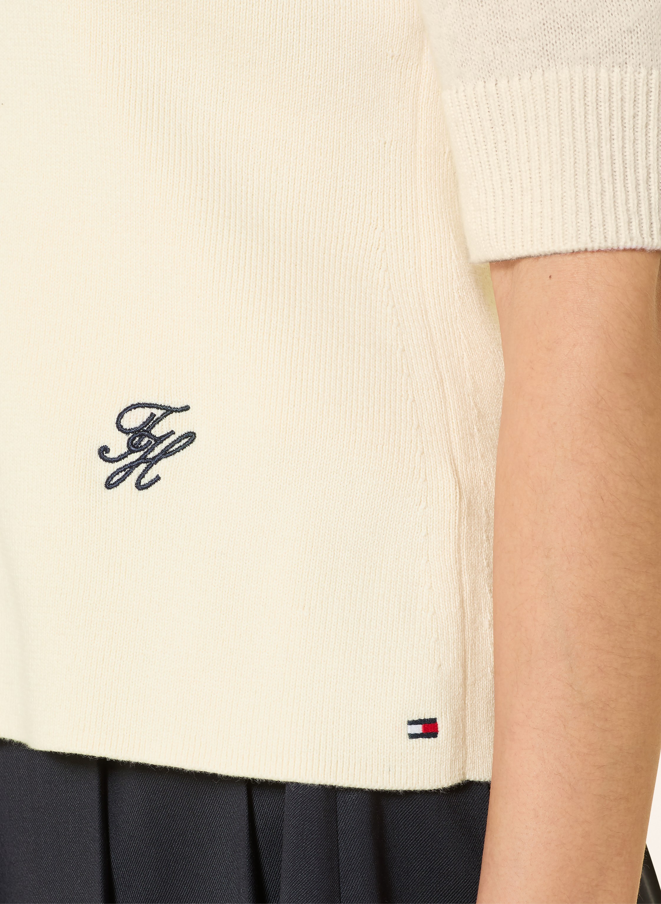 Thumbnail - Tommy Hilfiger Strickweste beige