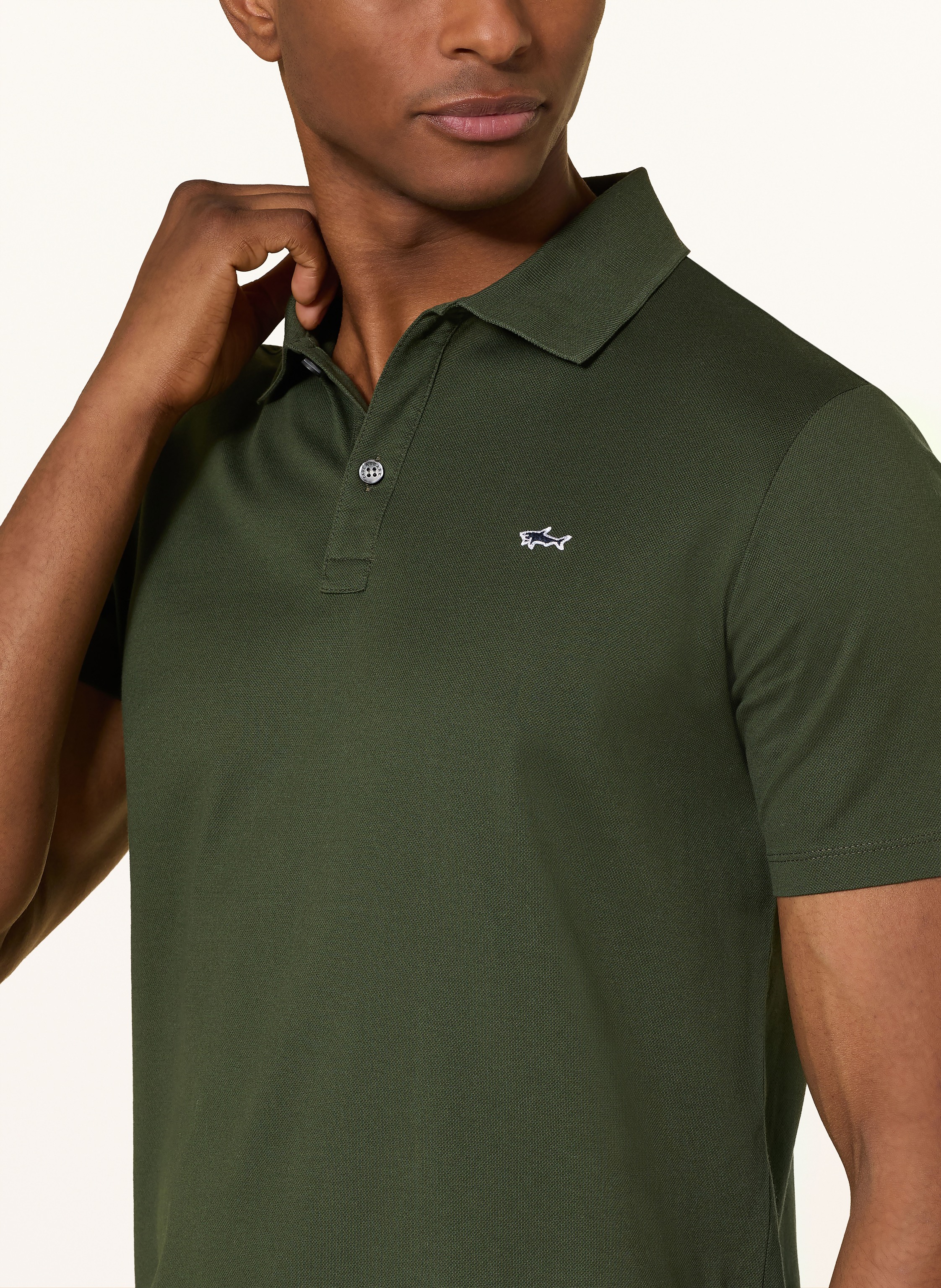 Thumbnail - Paul & Shark Piqué-Poloshirt gruen