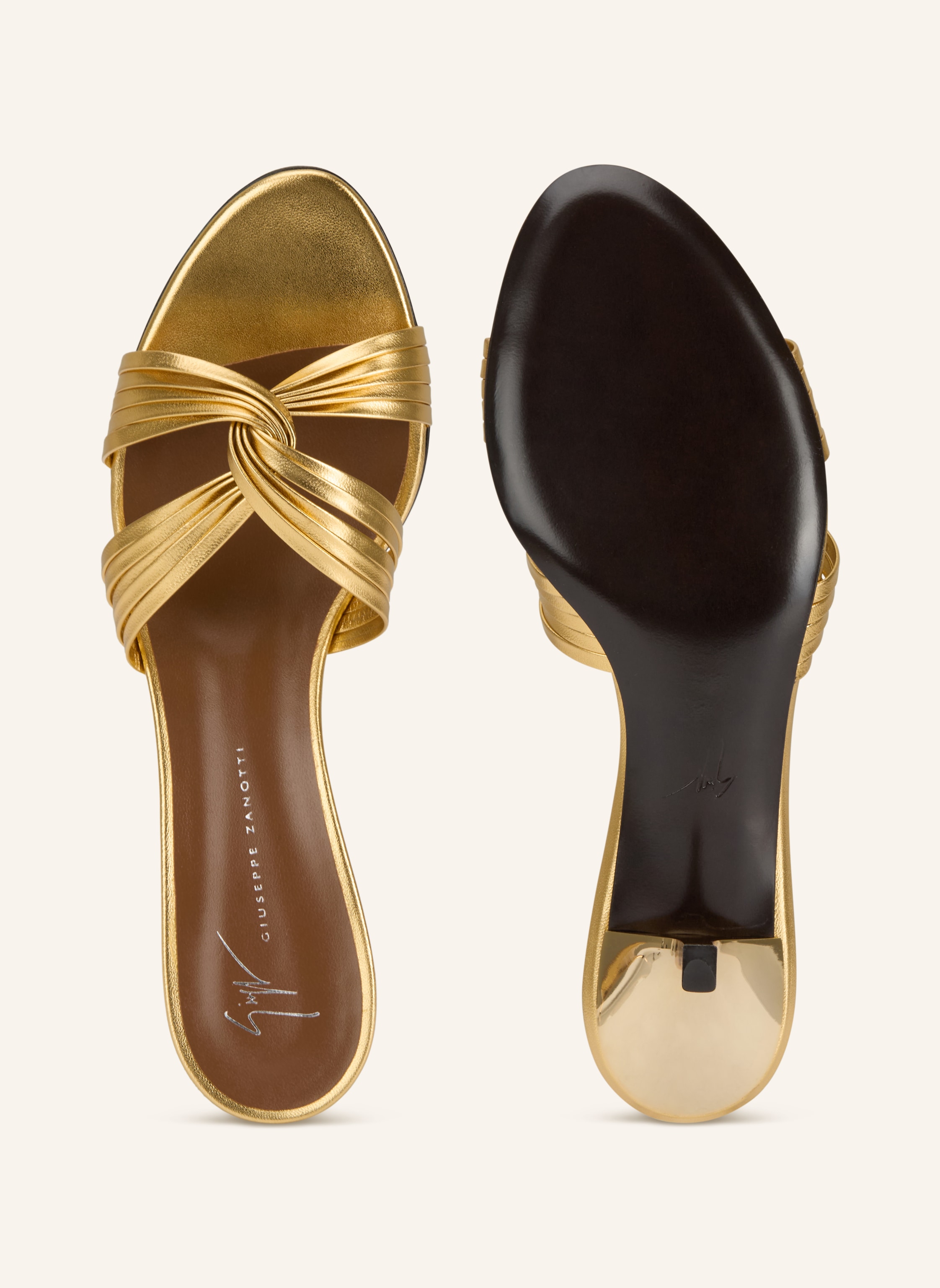 Thumbnail - Giuseppe Zanotti Design Mules gold