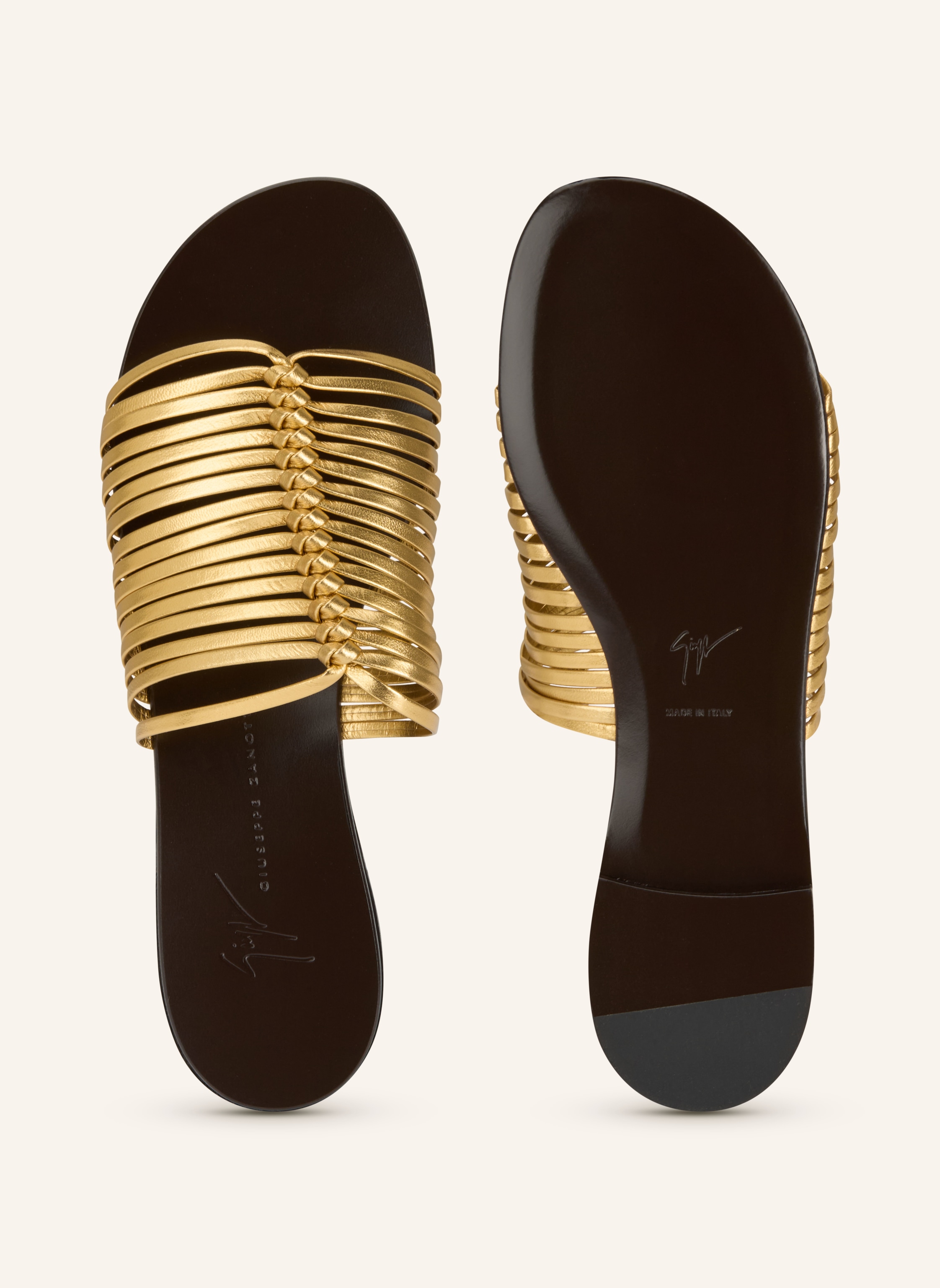 Thumbnail - Giuseppe Zanotti Design Pantoletten Savoia gold