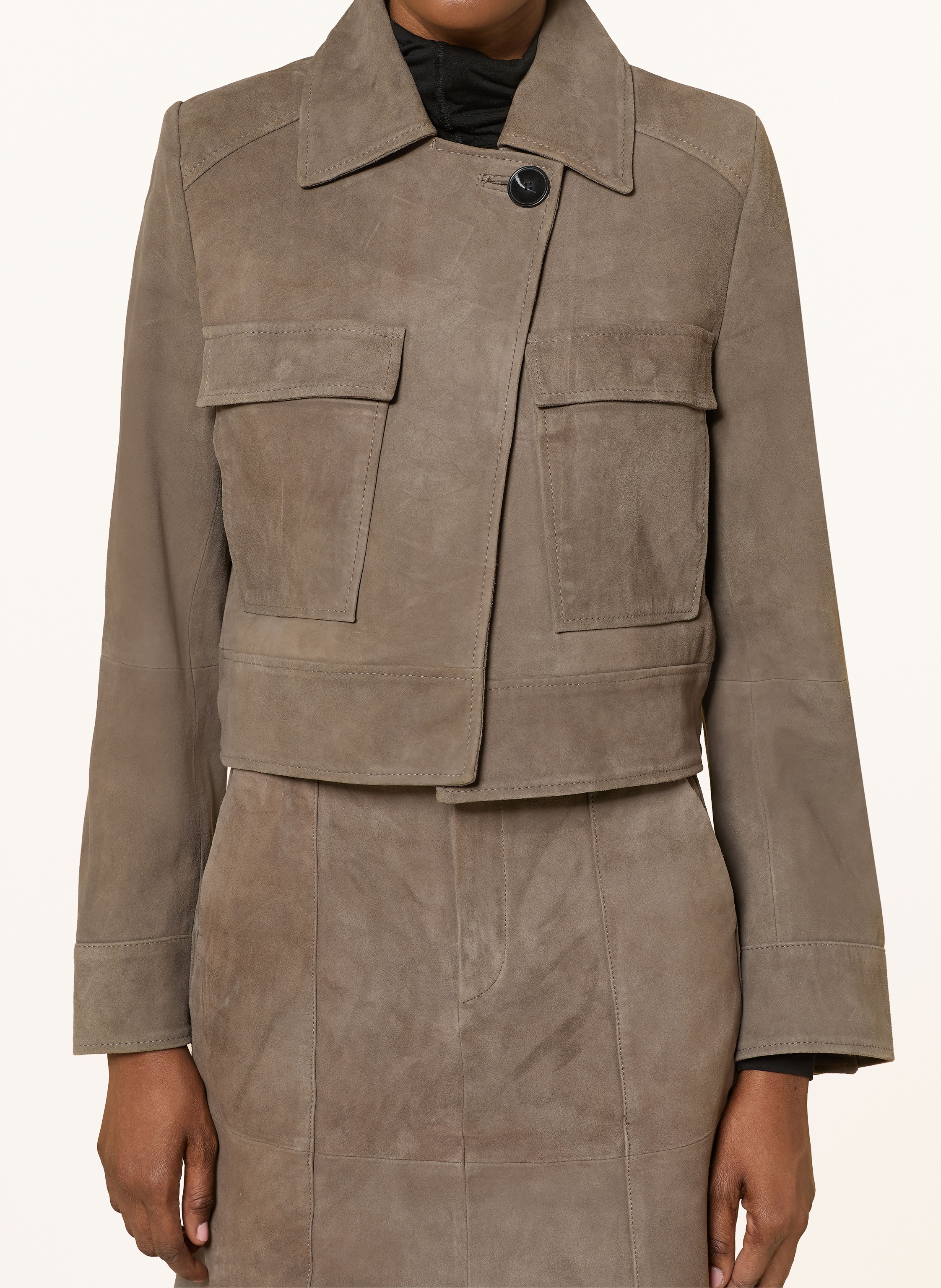 Thumbnail - Inwear Lederjacke Carnikaiw grau