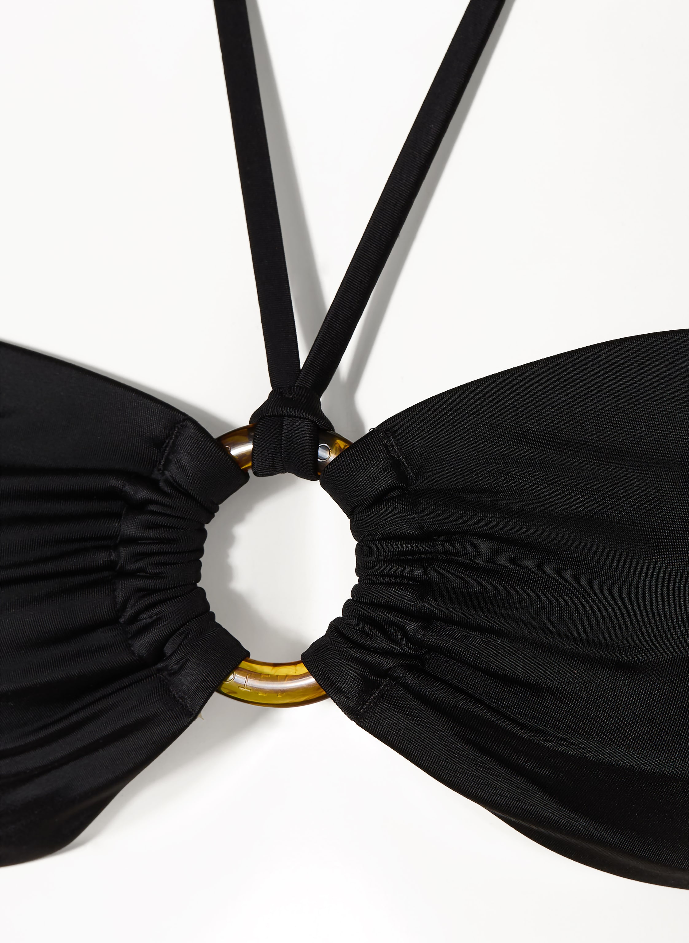 Thumbnail - Tommy Hilfiger Bandeau-Bikini-Top schwarz