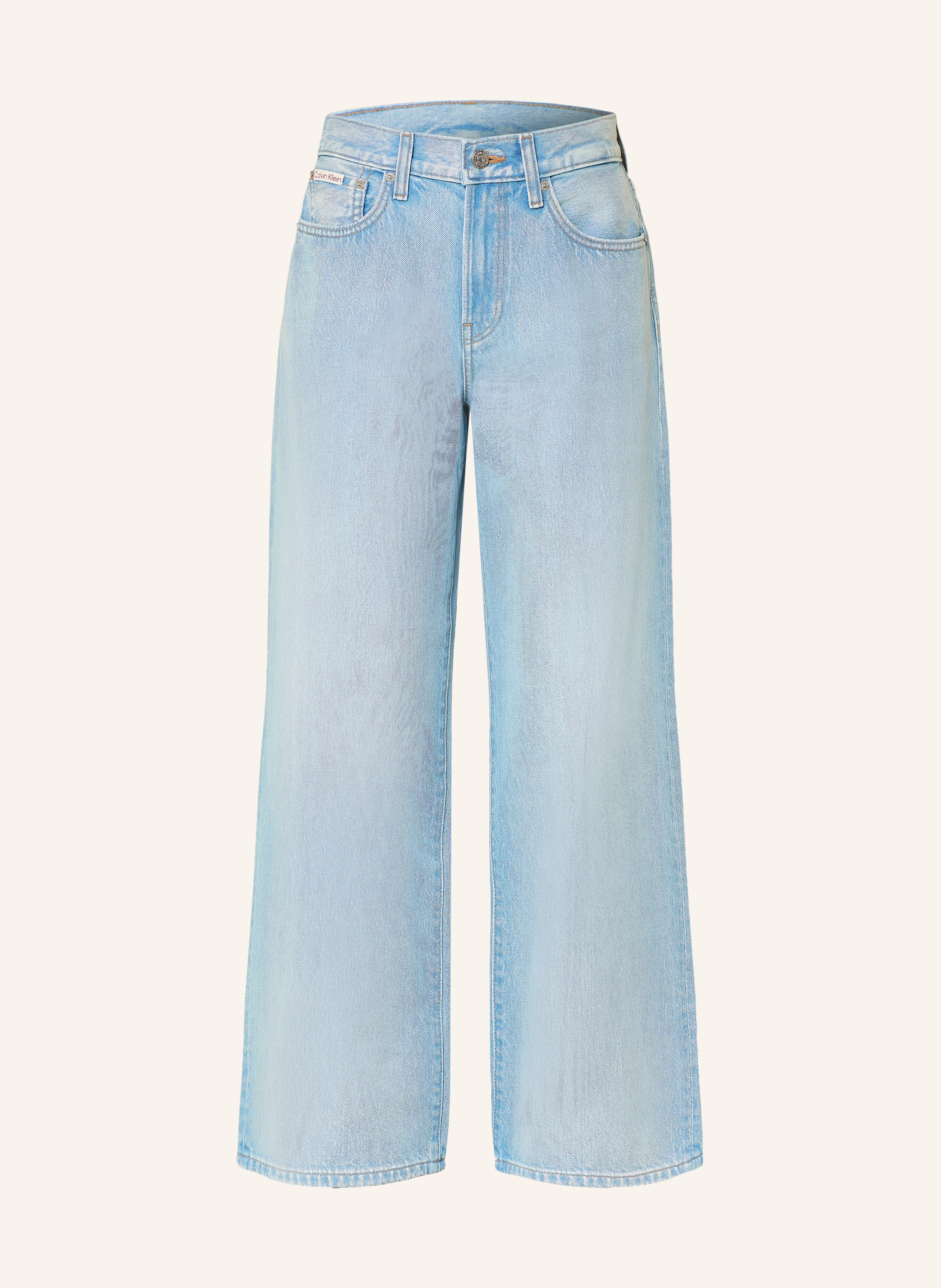 Calvin Klein Jeans Wide Leg Jeans blau