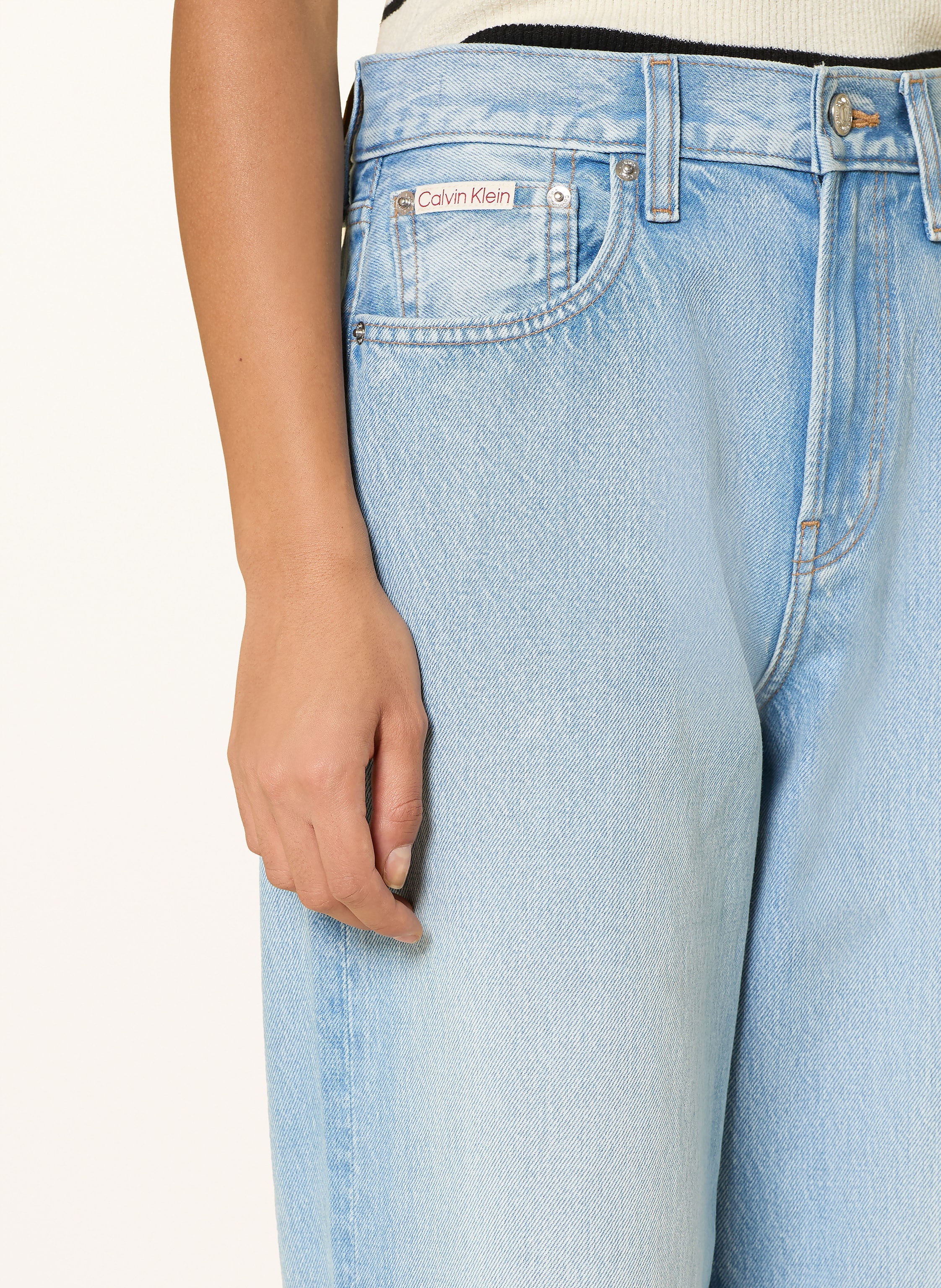 Thumbnail - Calvin Klein Jeans Wide Leg Jeans blau