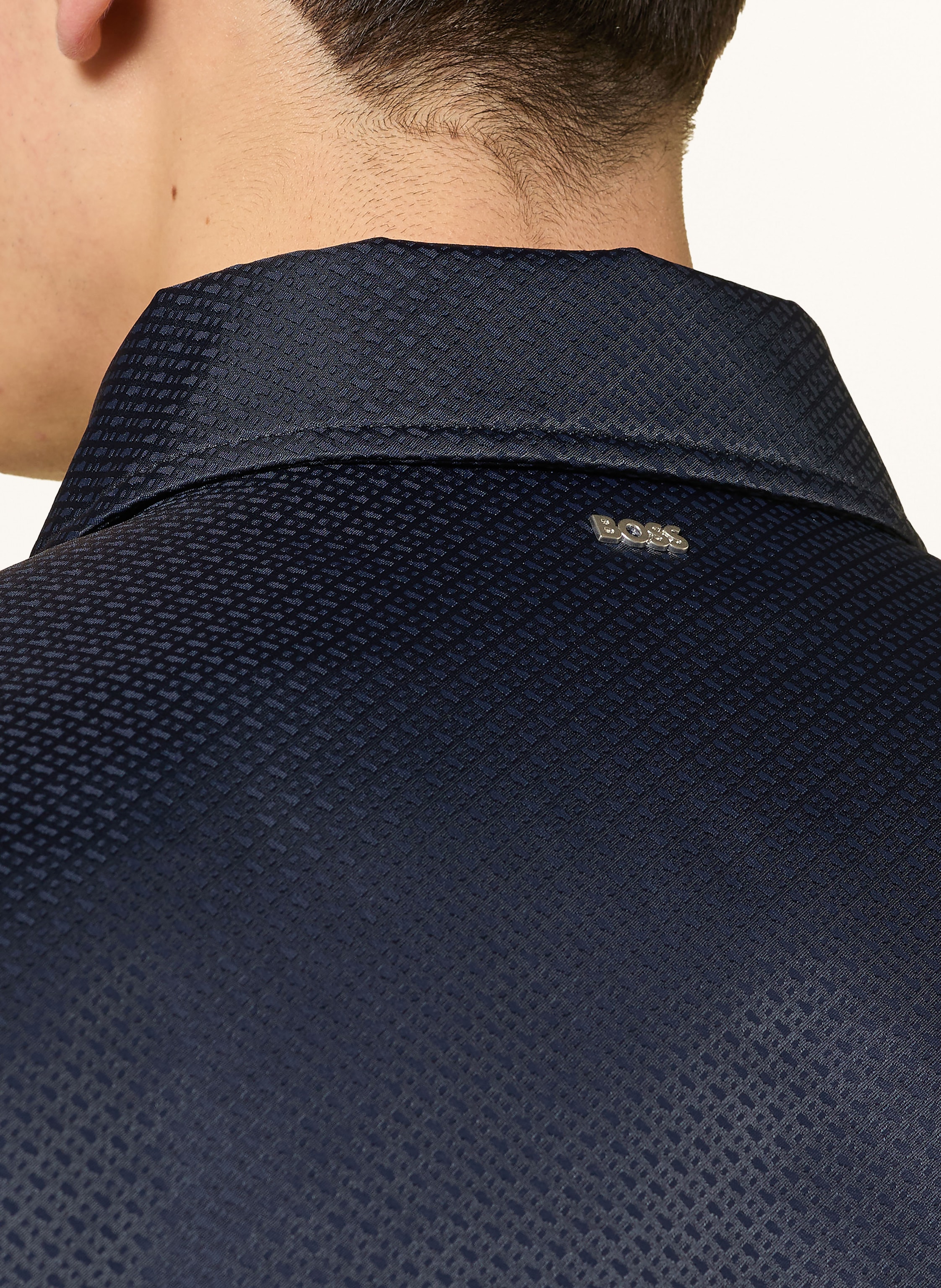 Thumbnail - Boss Jacquard-Blouson Crestell blau