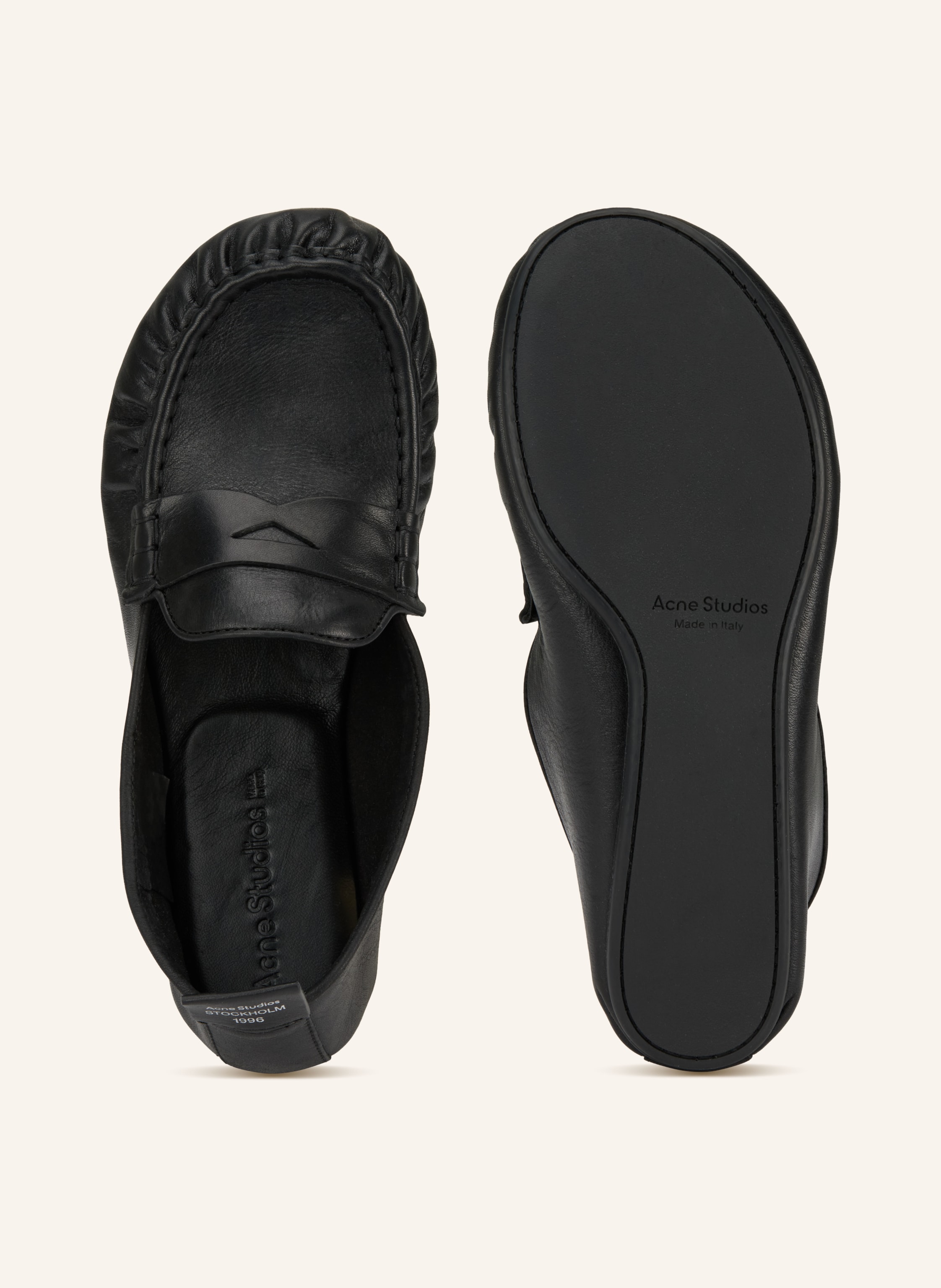 Thumbnail - Acne Studios Penny-Loafer schwarz