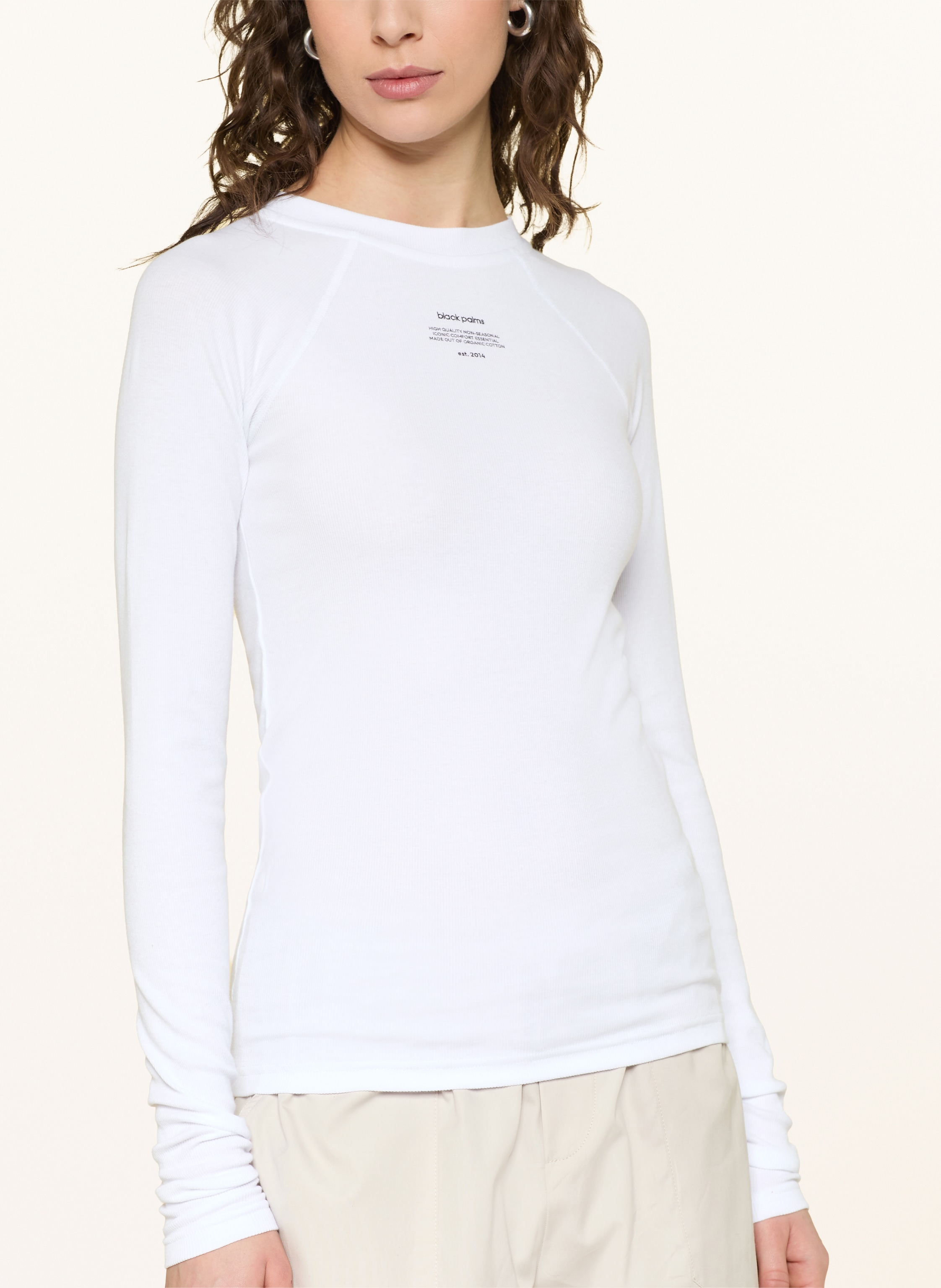 Thumbnail - Black Palms Longsleeve weiss