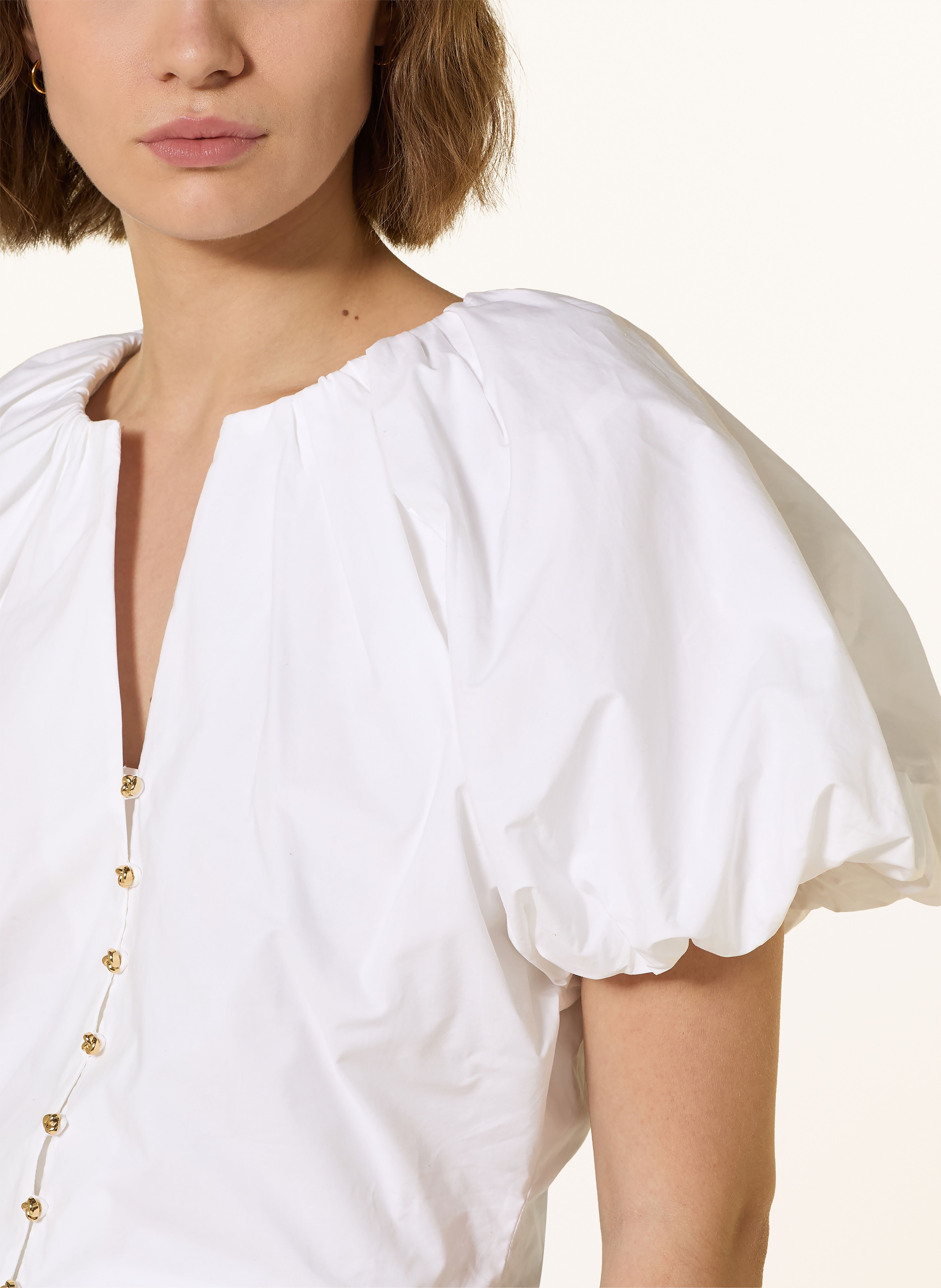 Thumbnail - Frame Bluse The Dramatic Sleeve Blouse weiss