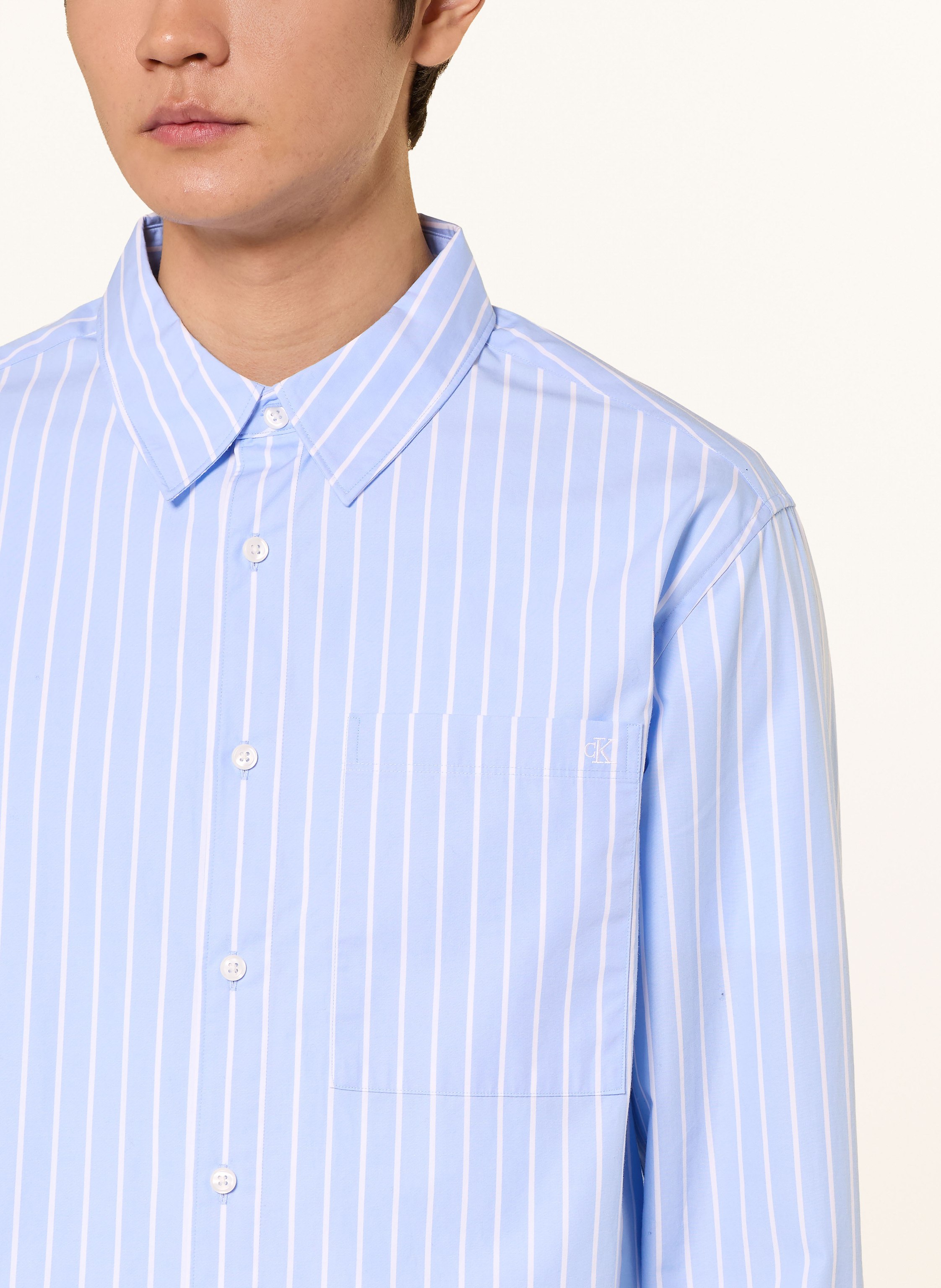 Thumbnail - Calvin Klein Hemd Easy Fit blau