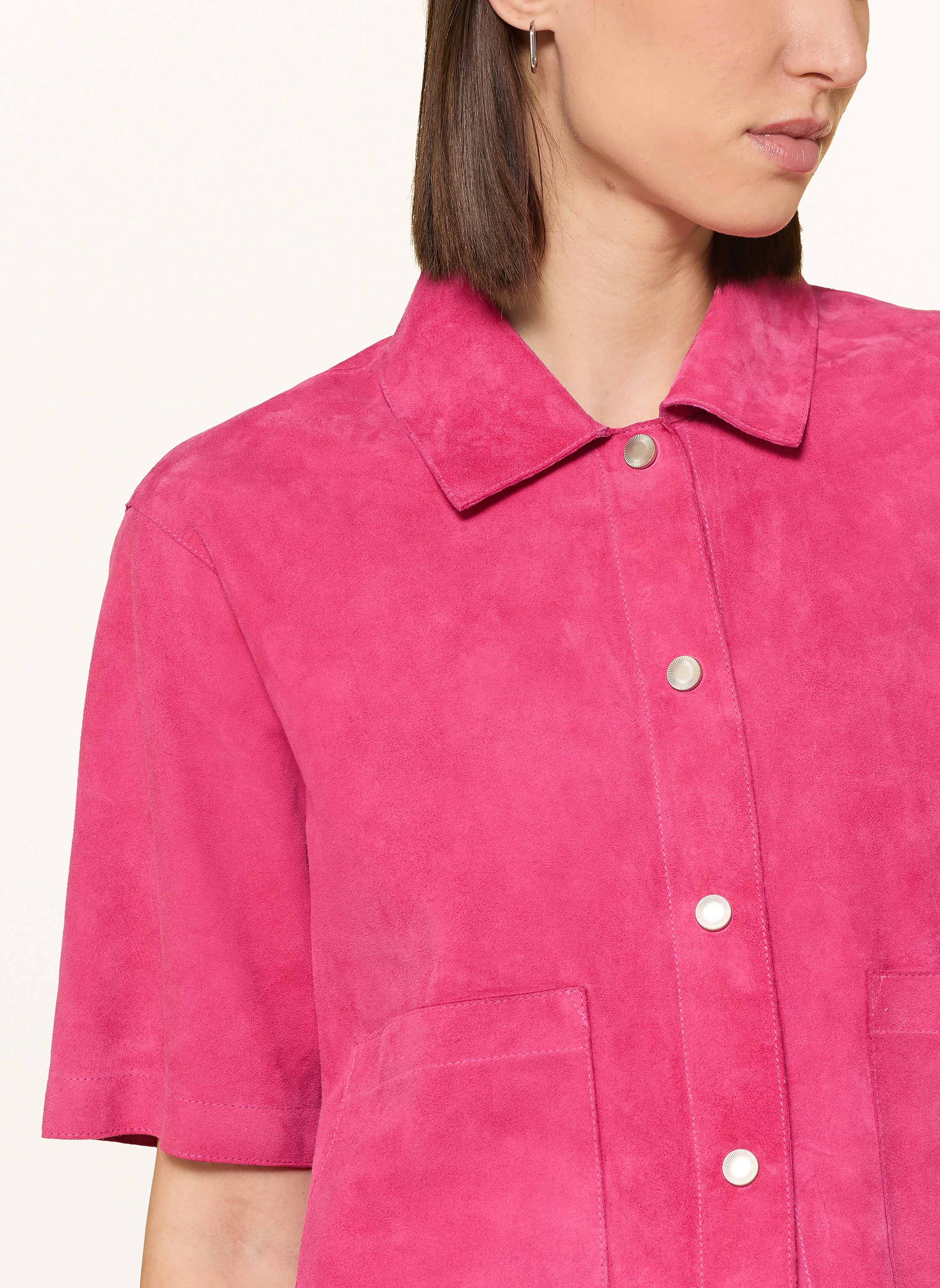 Thumbnail - Milestone Leder-Overjacket Msruth pink