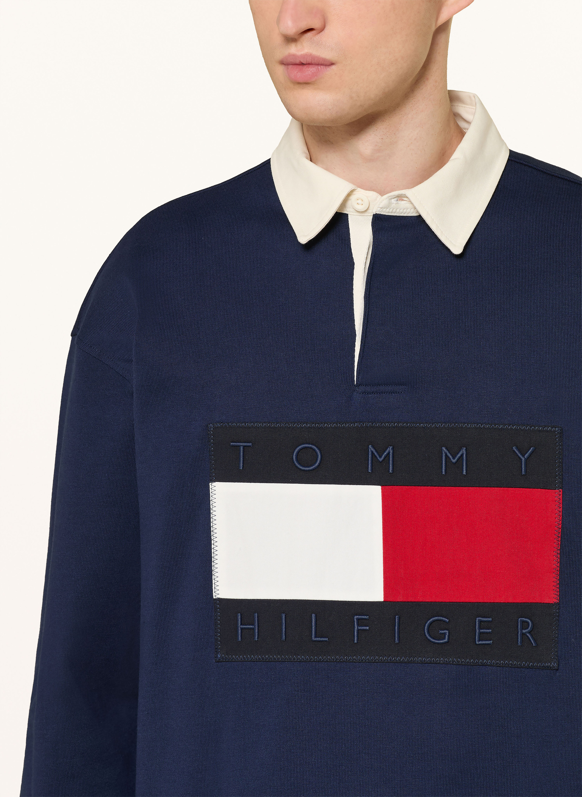 Thumbnail - Tommy Hilfiger Rugbyshirt blau