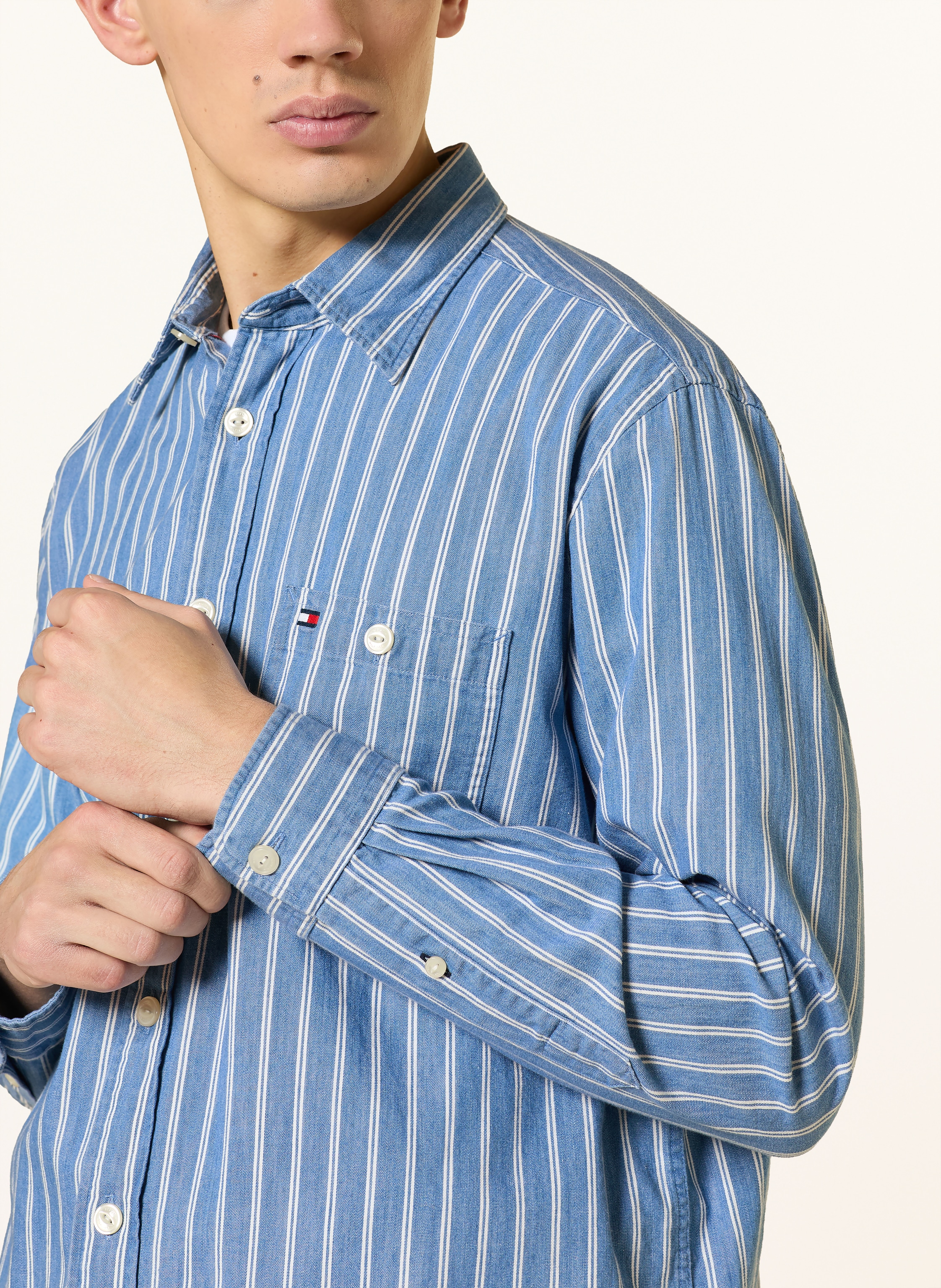 Thumbnail - Tommy Hilfiger Hemd Classic Fit blau