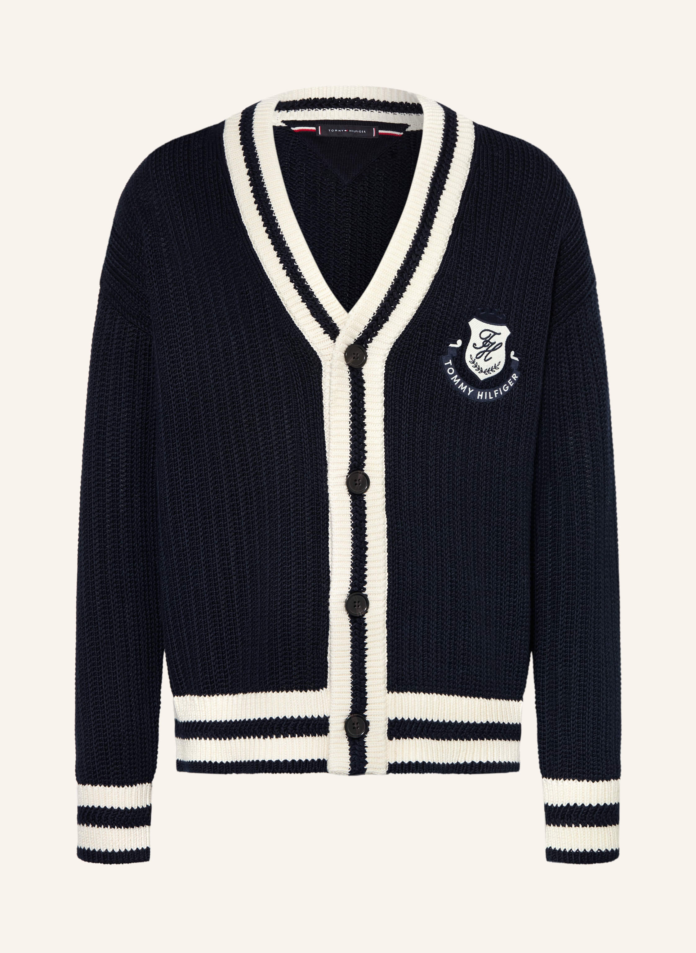 Tommy Hilfiger Strickjacke blau