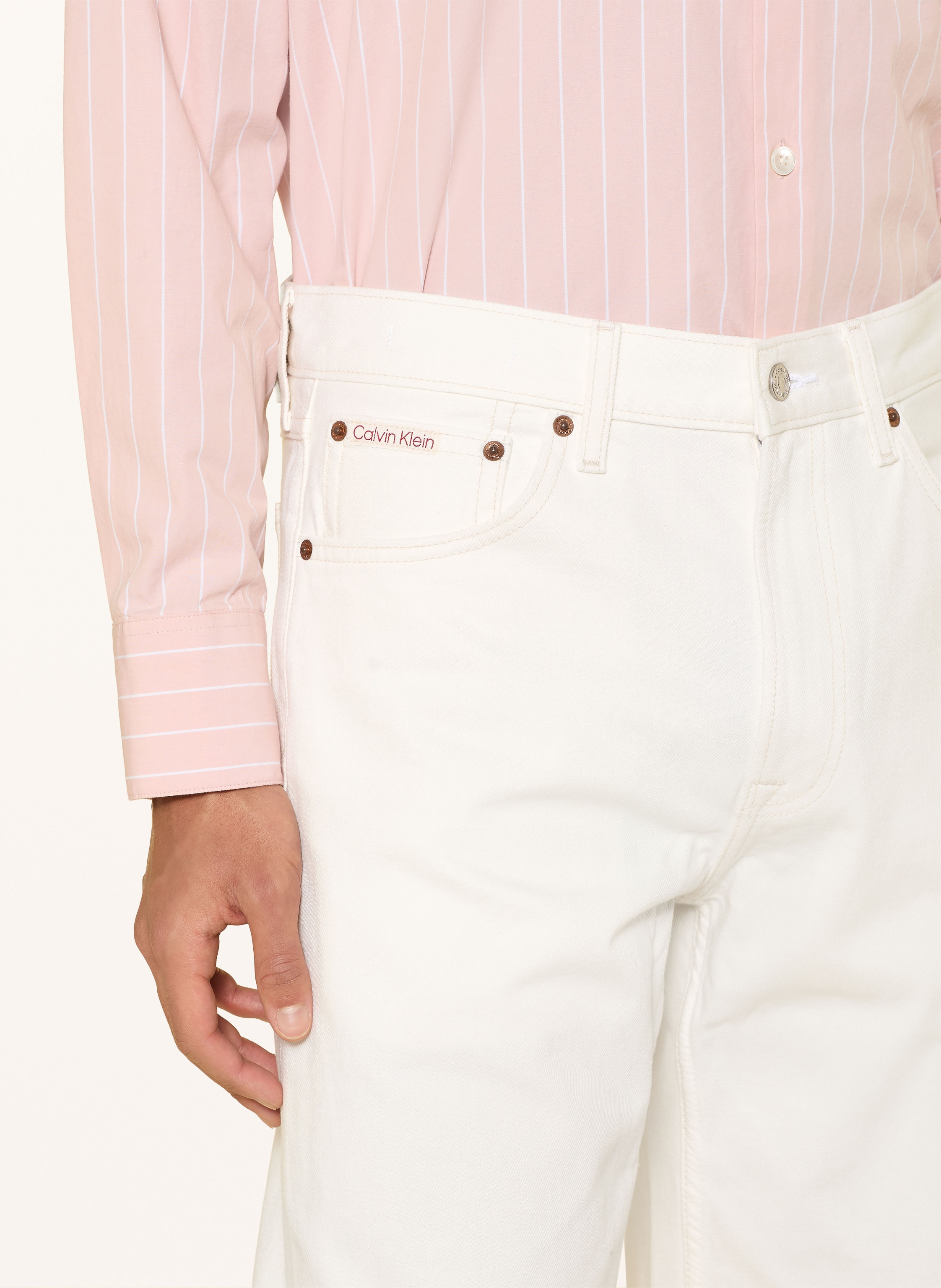 Thumbnail - Calvin Klein Jeans Jeans Relaxed Fit weiss