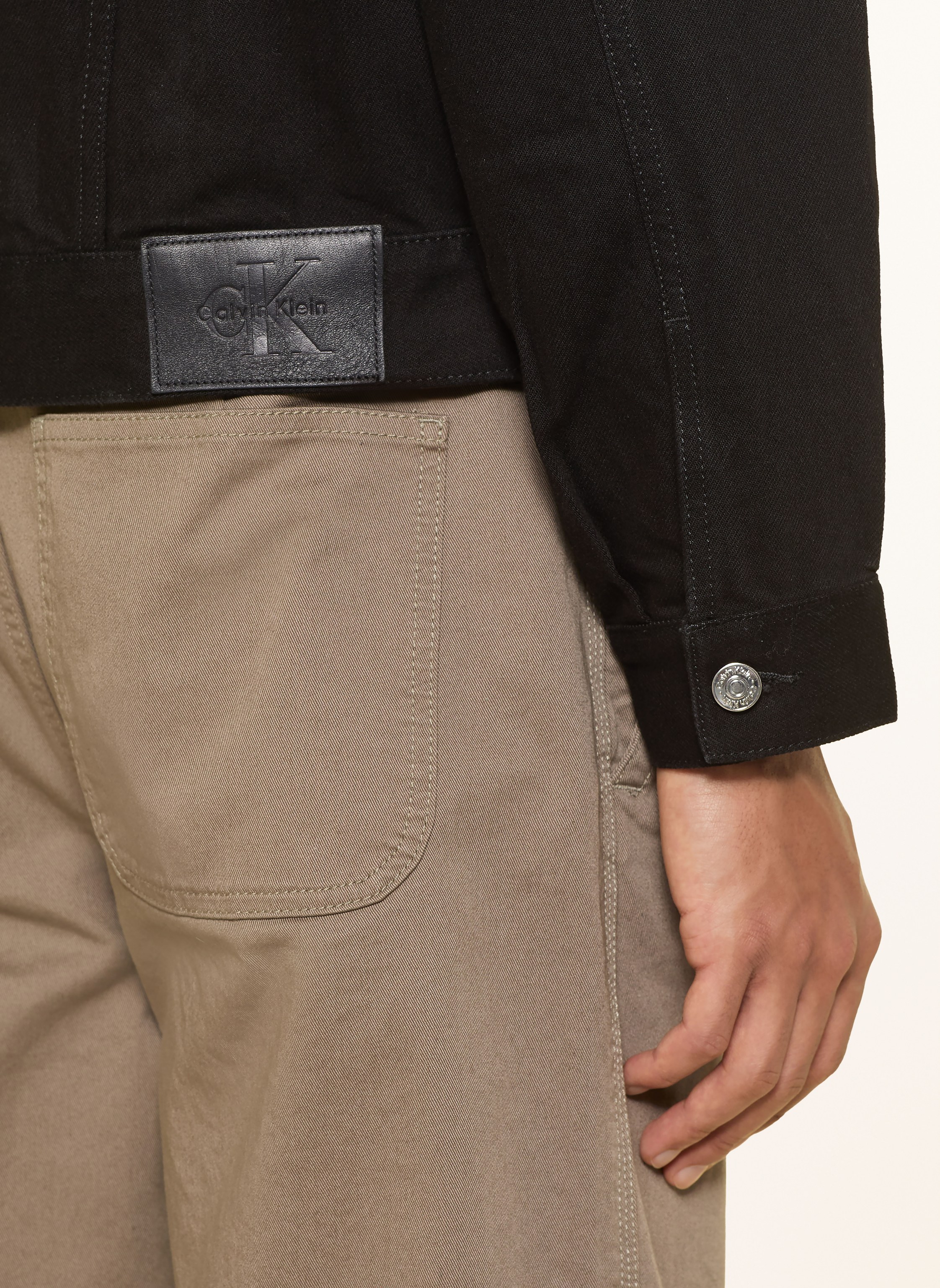 Thumbnail - Calvin Klein Jeans Jeansjacke schwarz