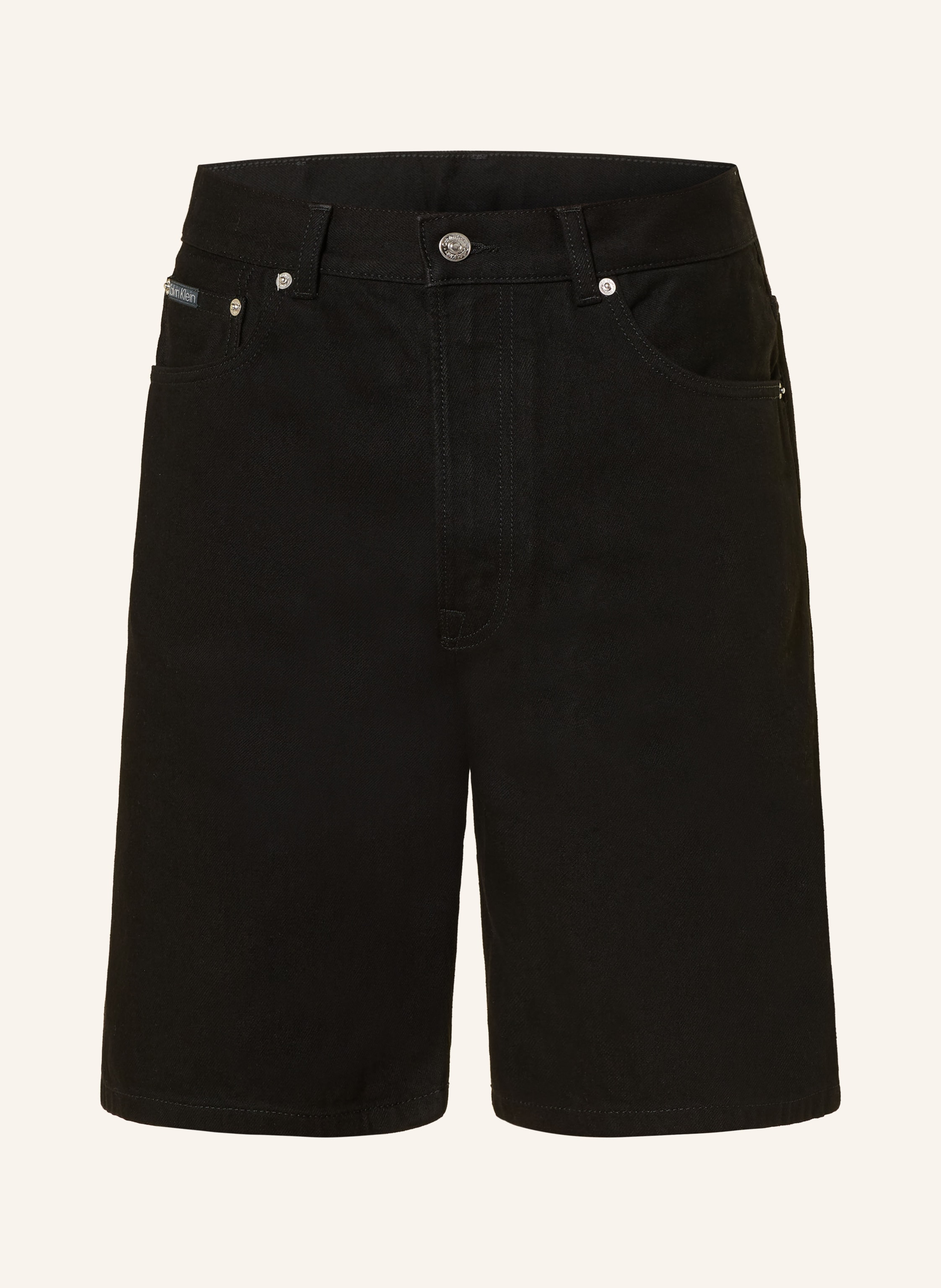 Calvin Klein Jeans Jeansshorts schwarz