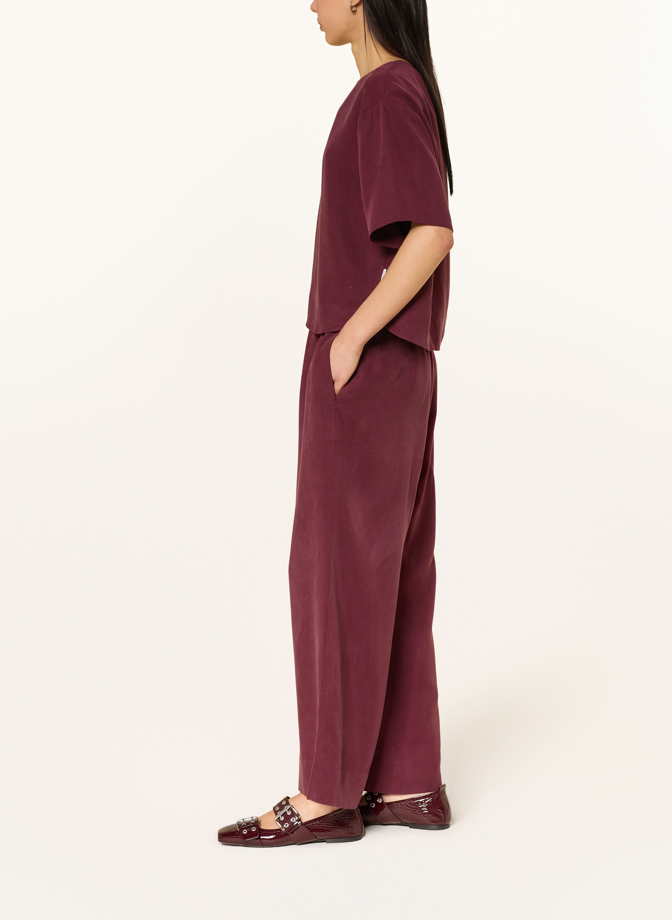 Thumbnail - Marc O'polo Denim Marlenehose rot