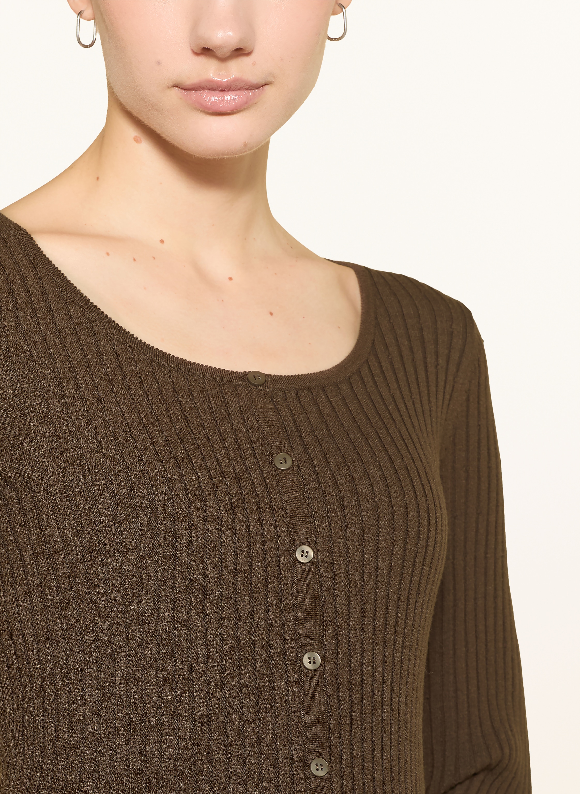 Thumbnail - Marc O'polo Denim Strickjacke braun