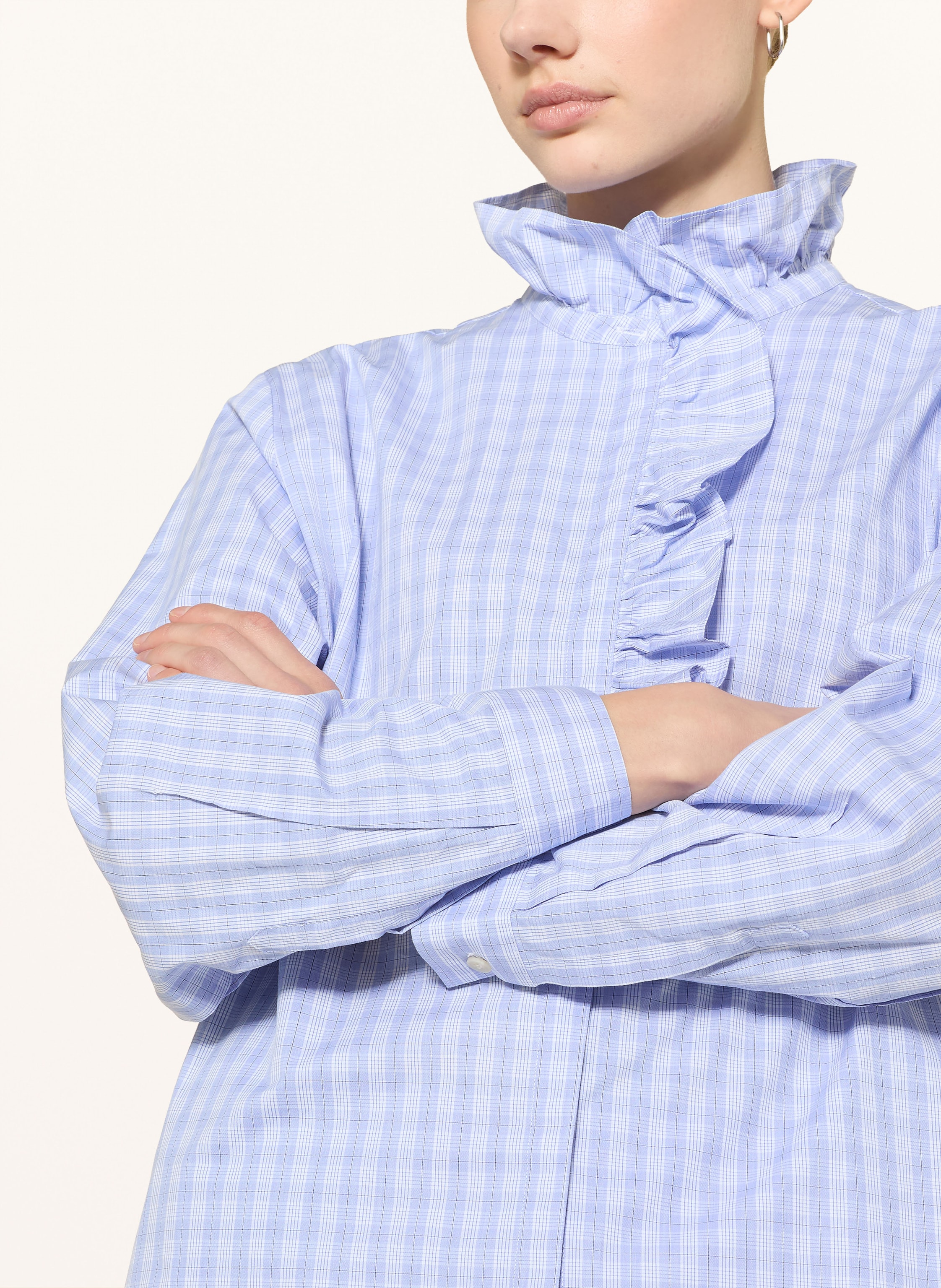 Thumbnail - Sofie Schnoor Bluse Belle Mit Rüschen blau